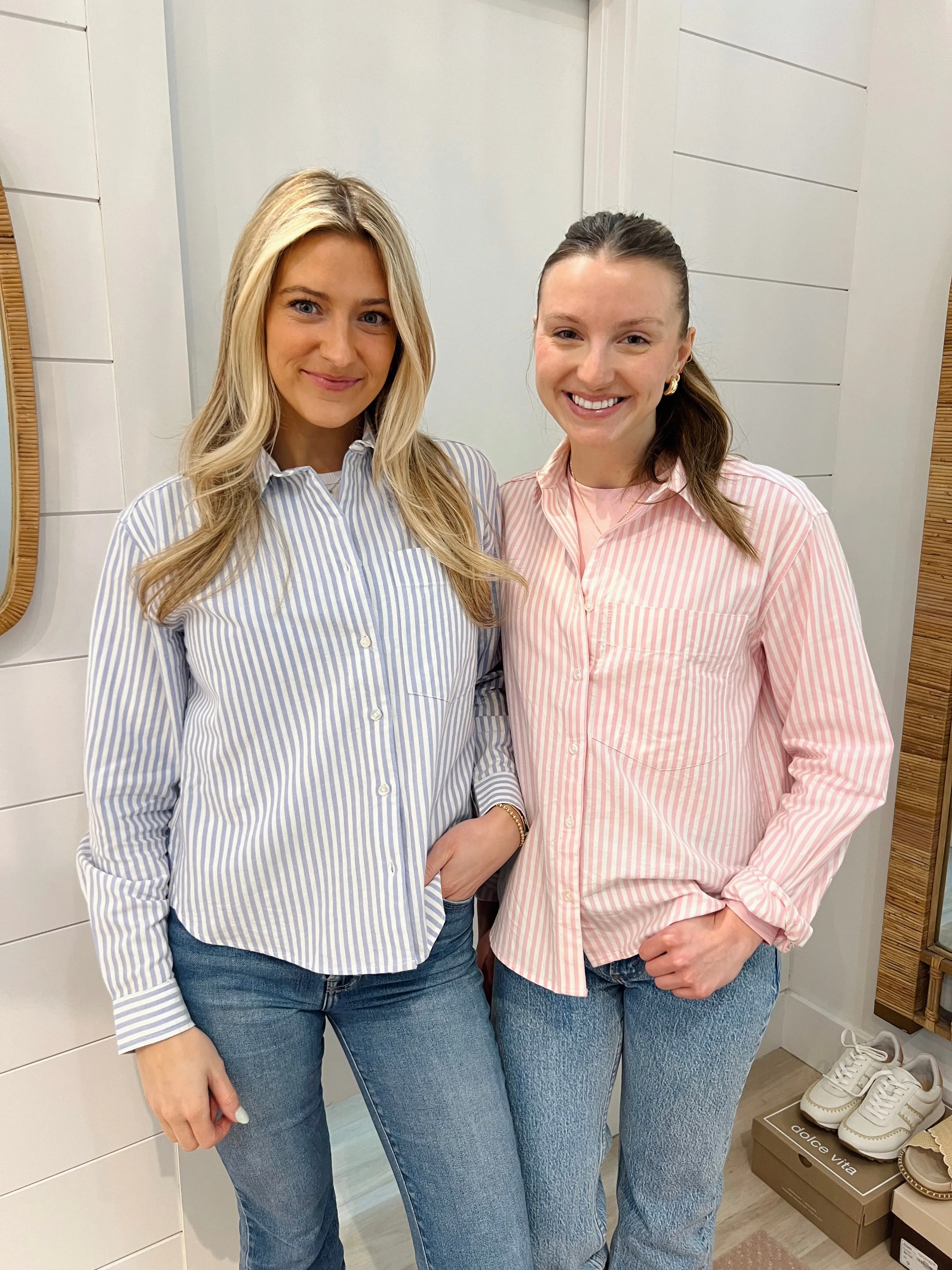 Embroidered Button Down Shirt