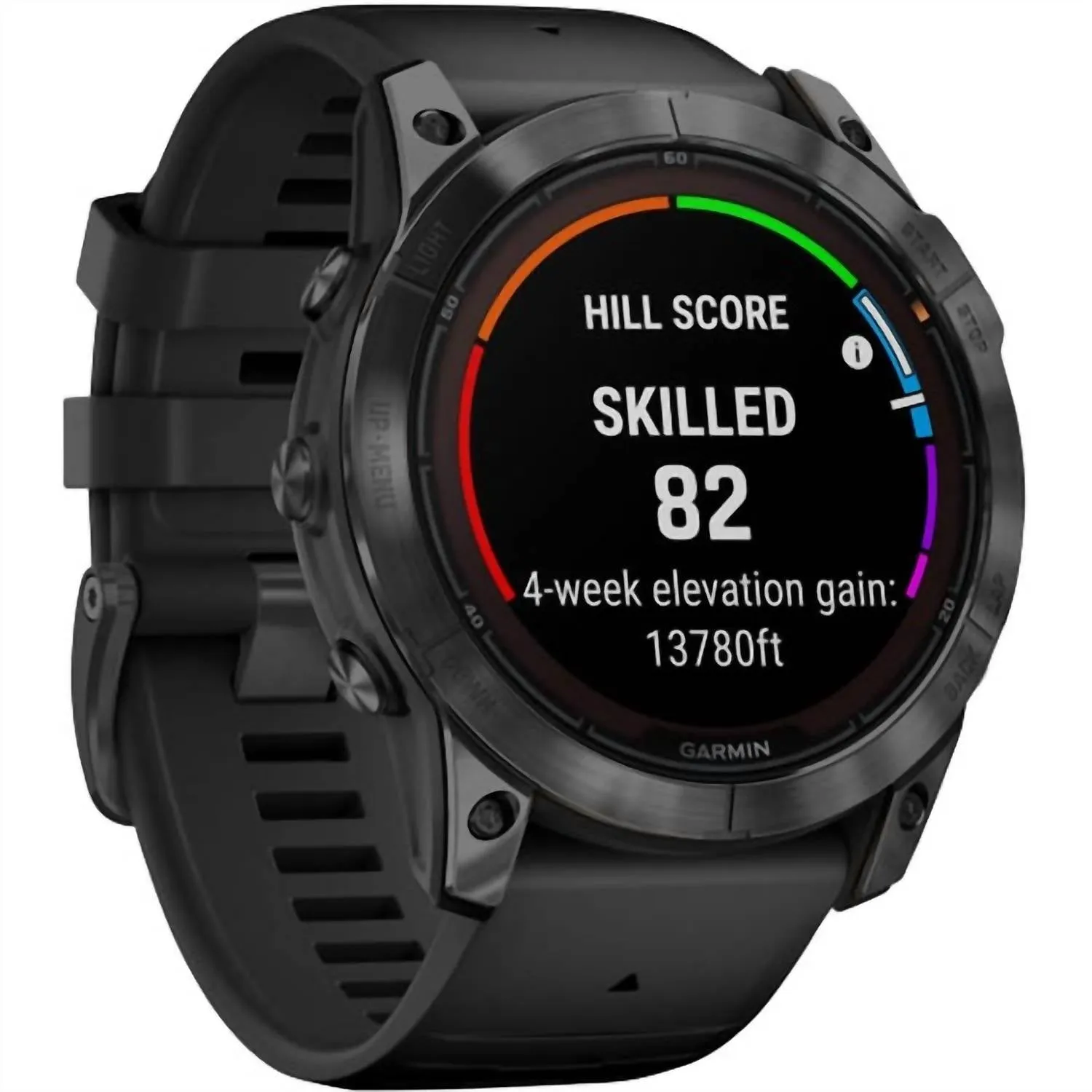 Fenix 7 Solar Smart Watch In Slate Gray, Black Band