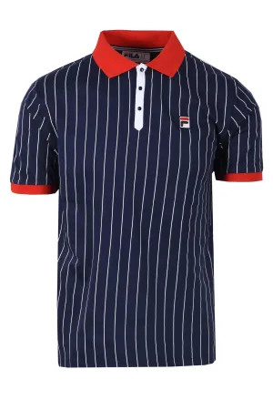 Fila BB1 Classic Vintage Striped Polo Fila Navy/Fila Red