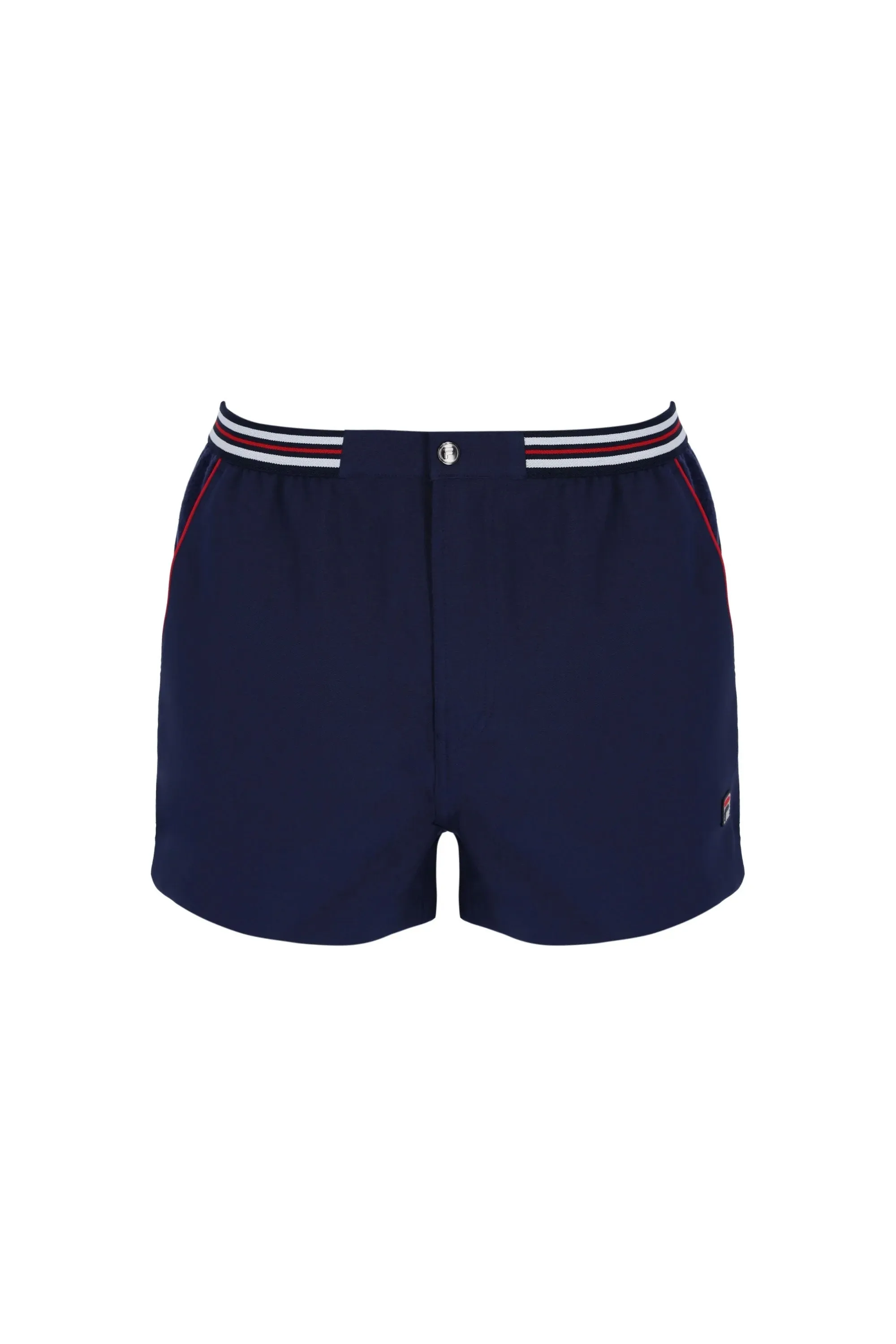 Fila Vintage Hightide 4 Terry Pocket Stripe Shorts Fila Navy