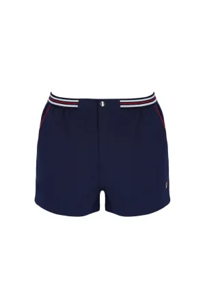 Fila Vintage Hightide 4 Terry Pocket Stripe Shorts Fila Navy