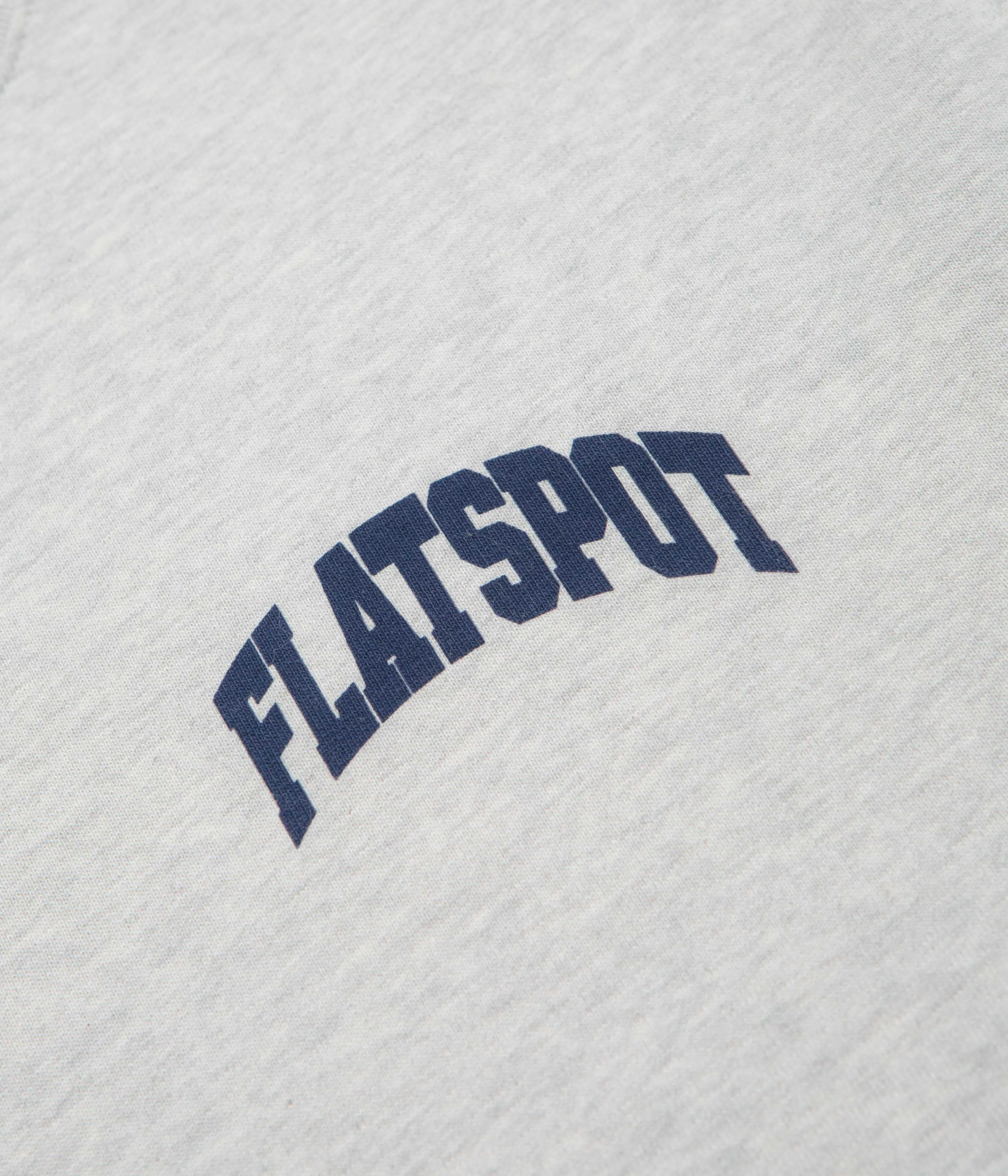 flatspot Collegiate Crewneck Sweatshirt - Cool Heather Grey