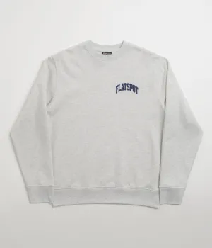 flatspot Collegiate Crewneck Sweatshirt - Cool Heather Grey