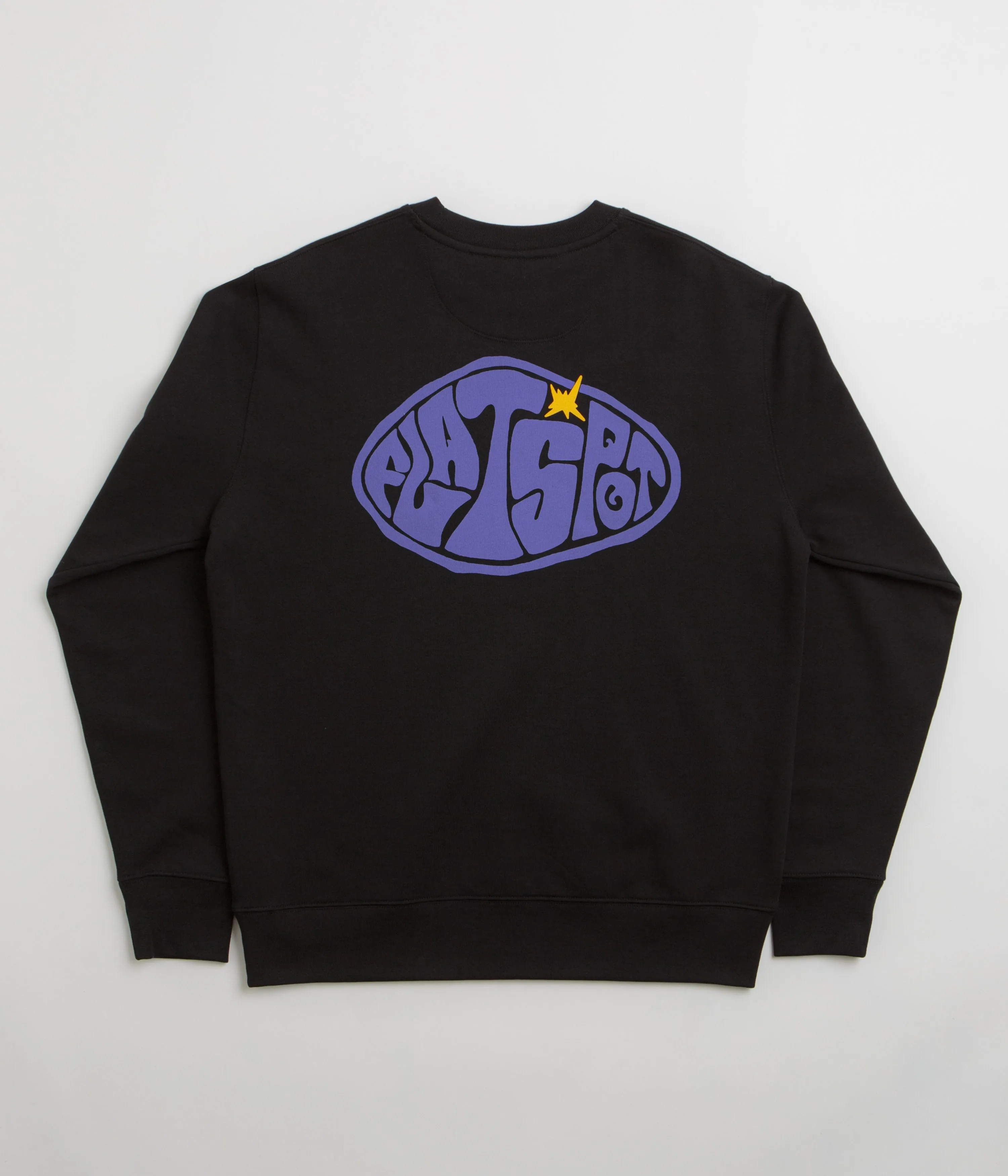 flatspot Hole Crewneck Sweatshirt - Black