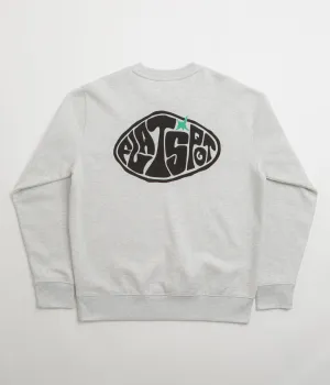flatspot Hole Crewneck Sweatshirt - Cool Heather Grey