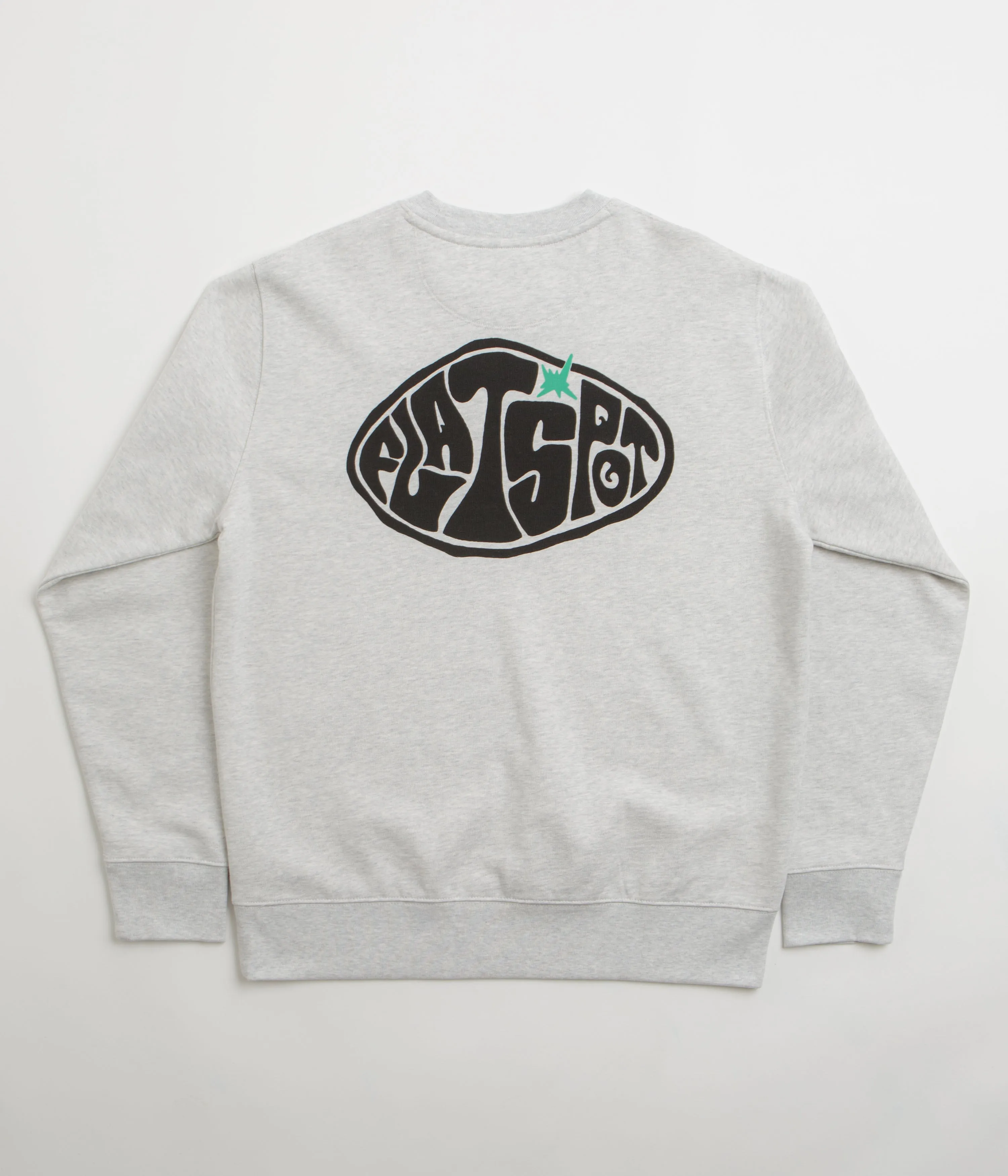 flatspot Hole Crewneck Sweatshirt - Cool Heather Grey