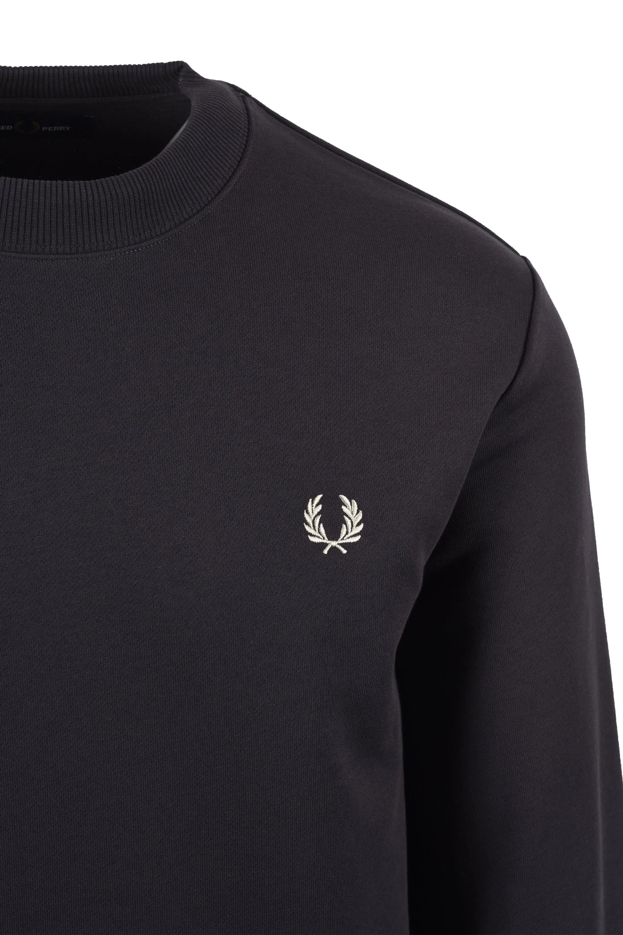 Fred Perry Crew Neck Sweatshirt Anchor Grey/Oatmeal