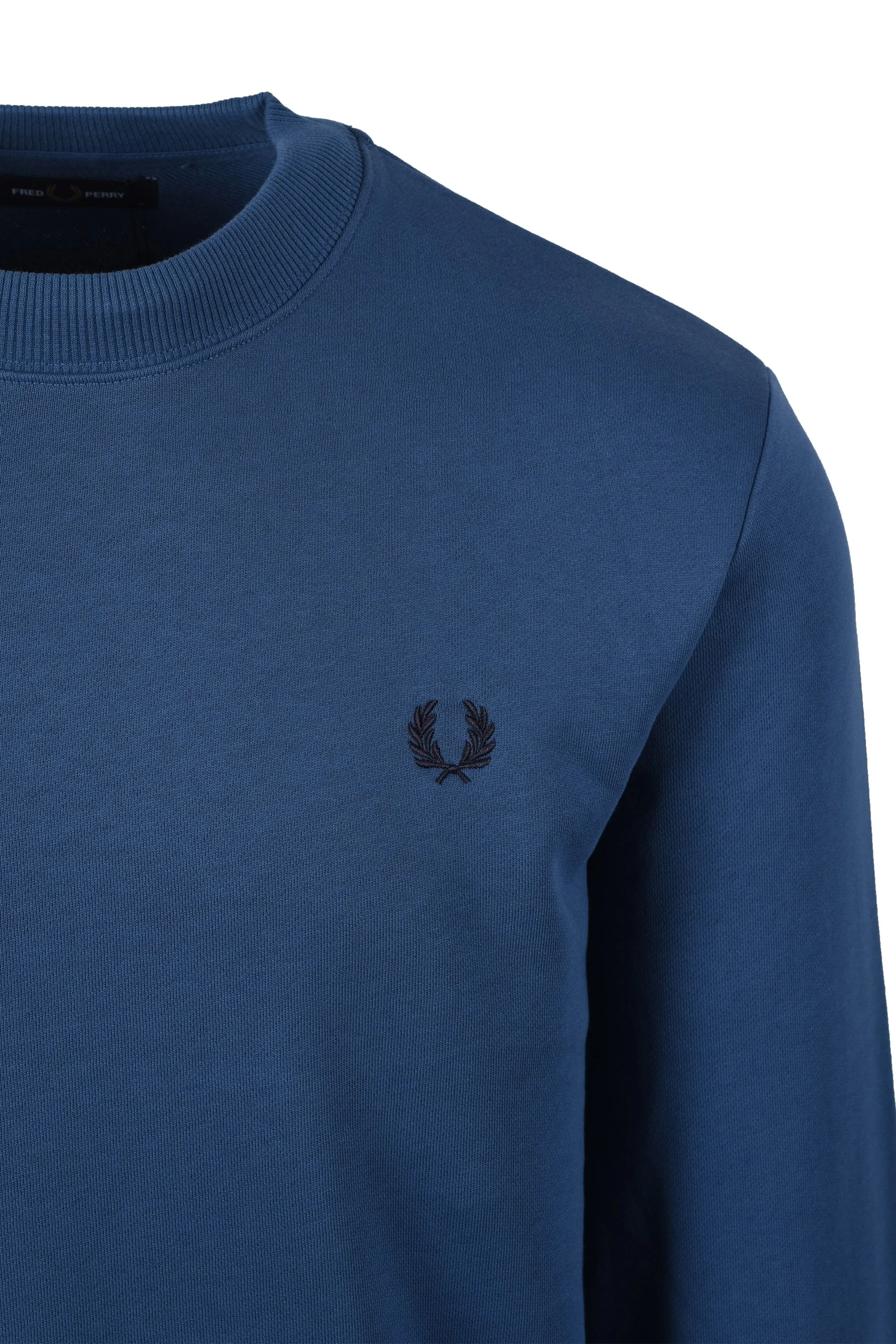 Fred Perry Crew Neck Sweatshirt Midnight Blue/Navy/Ultra Violet