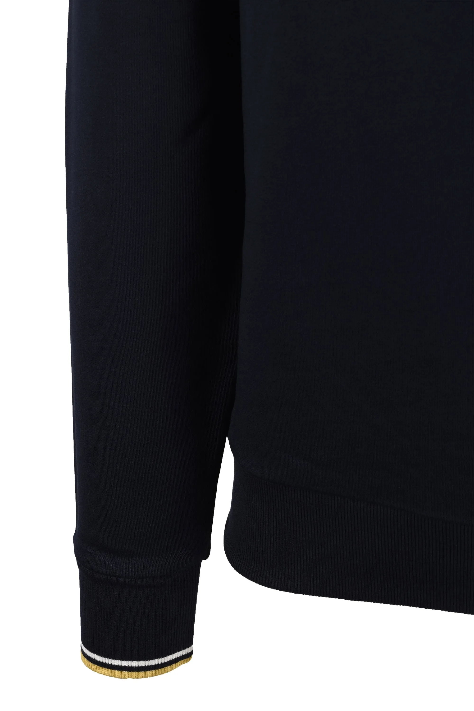 Fred Perry Crew Neck Sweatshirt Navy/Ecru/Honeycomb