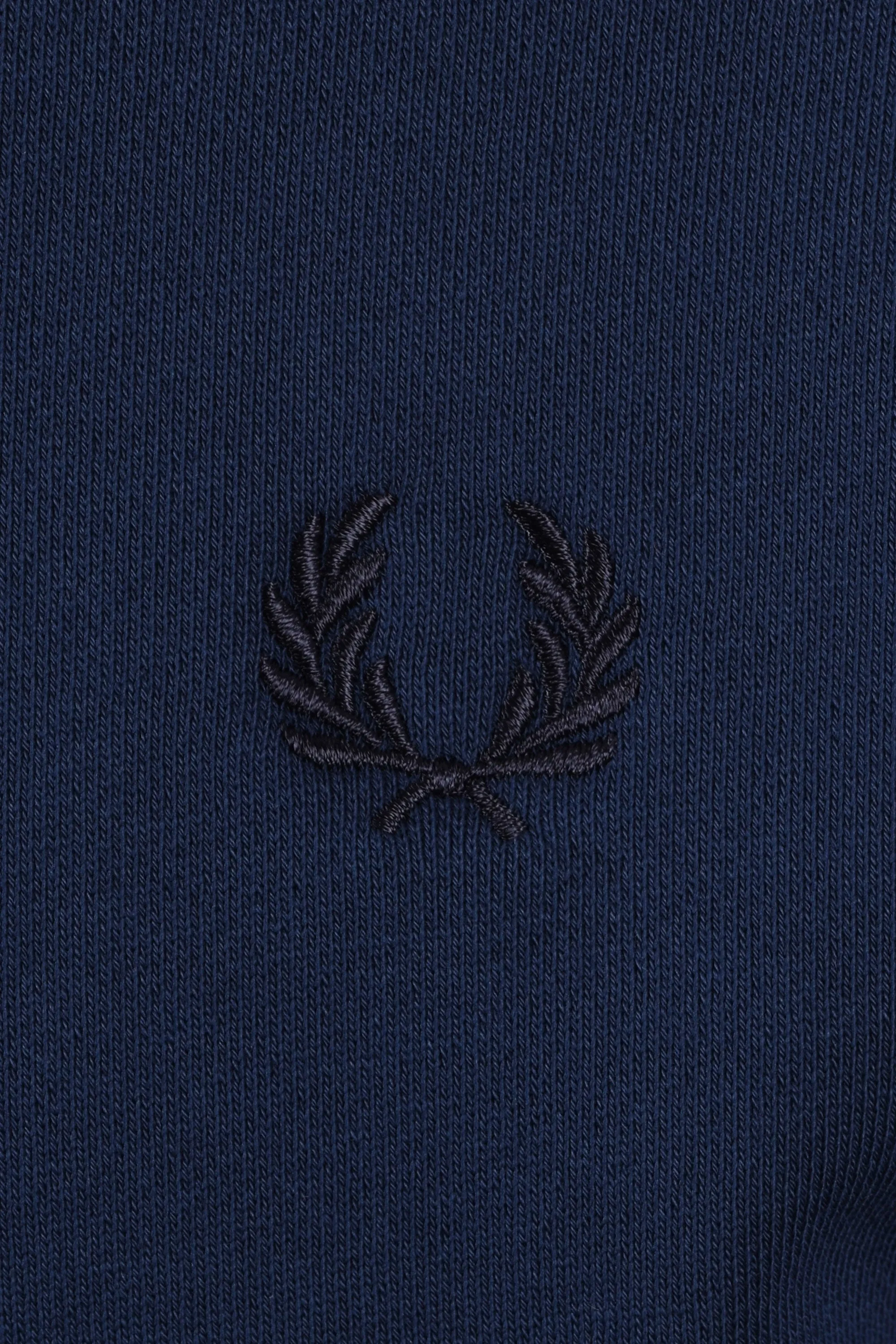 Fred Perry Half Zip Sweatshirt Tennis Blue