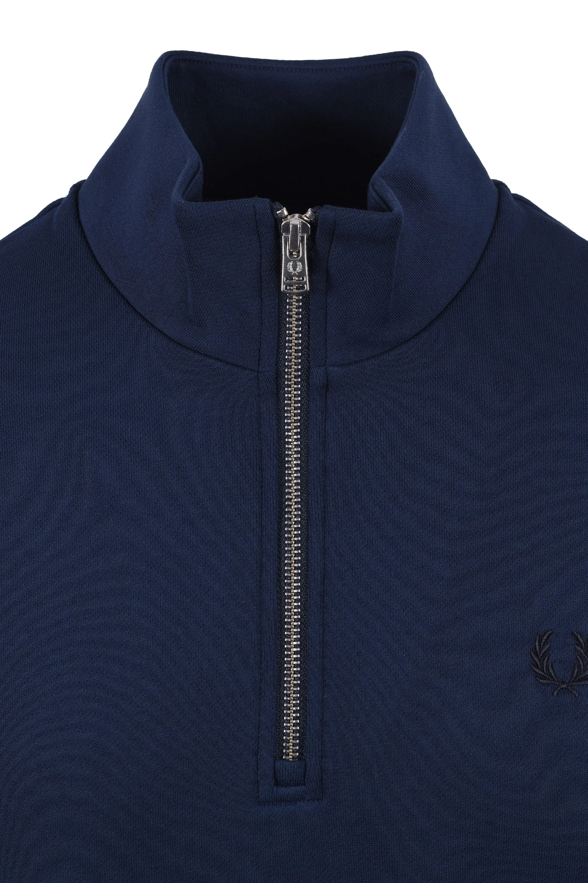 Fred Perry Half Zip Sweatshirt Tennis Blue