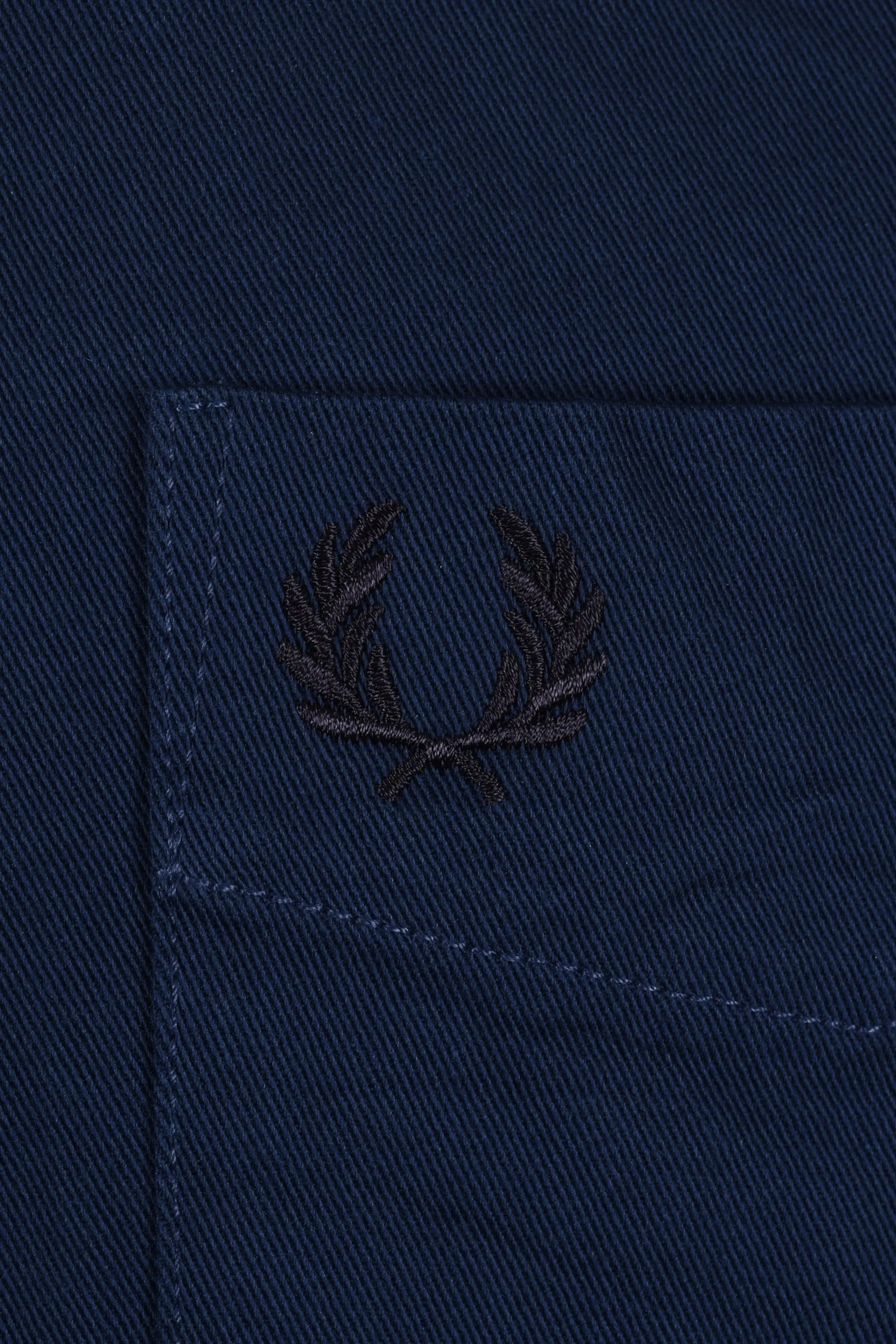 Fred Perry Twill Overshirt Tennis Blue