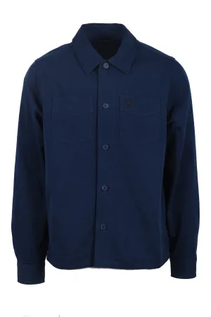 Fred Perry Twill Overshirt Tennis Blue