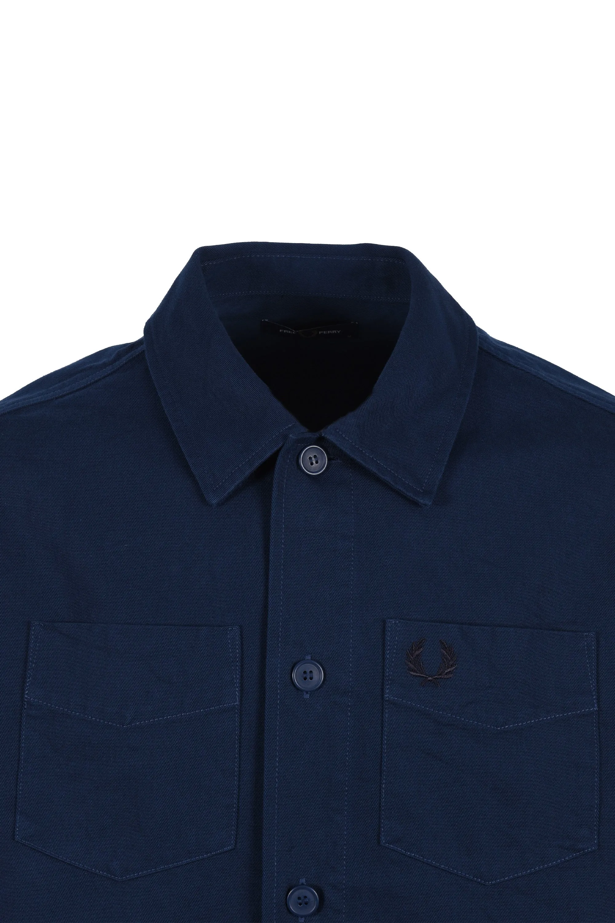 Fred Perry Twill Overshirt Tennis Blue