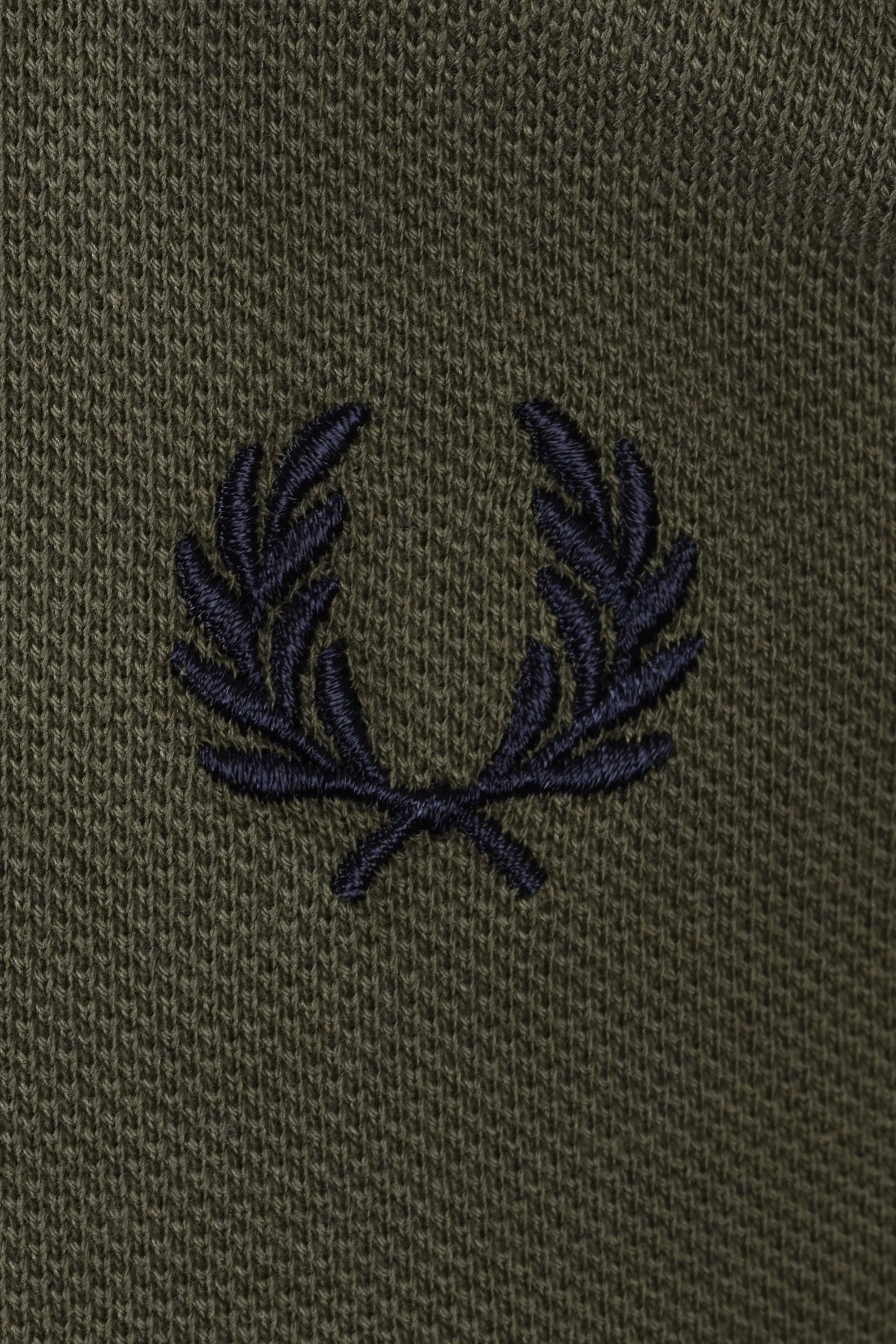 Fred Perry Twin Tipped Polo Laurel Green/light Ice/Tennis Blue