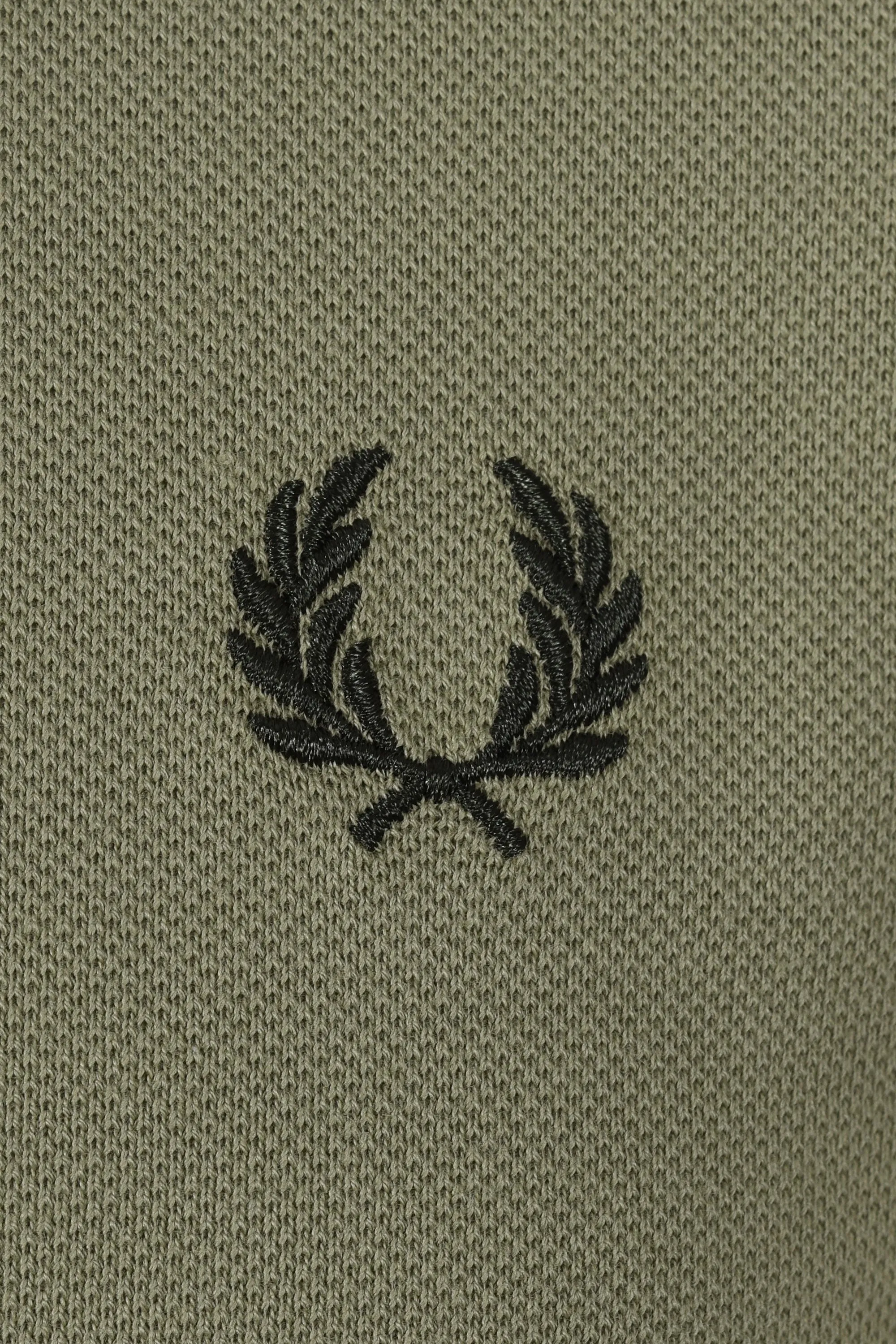 Fred Perry Twin Tipped Polo Olive Mint/Night Green