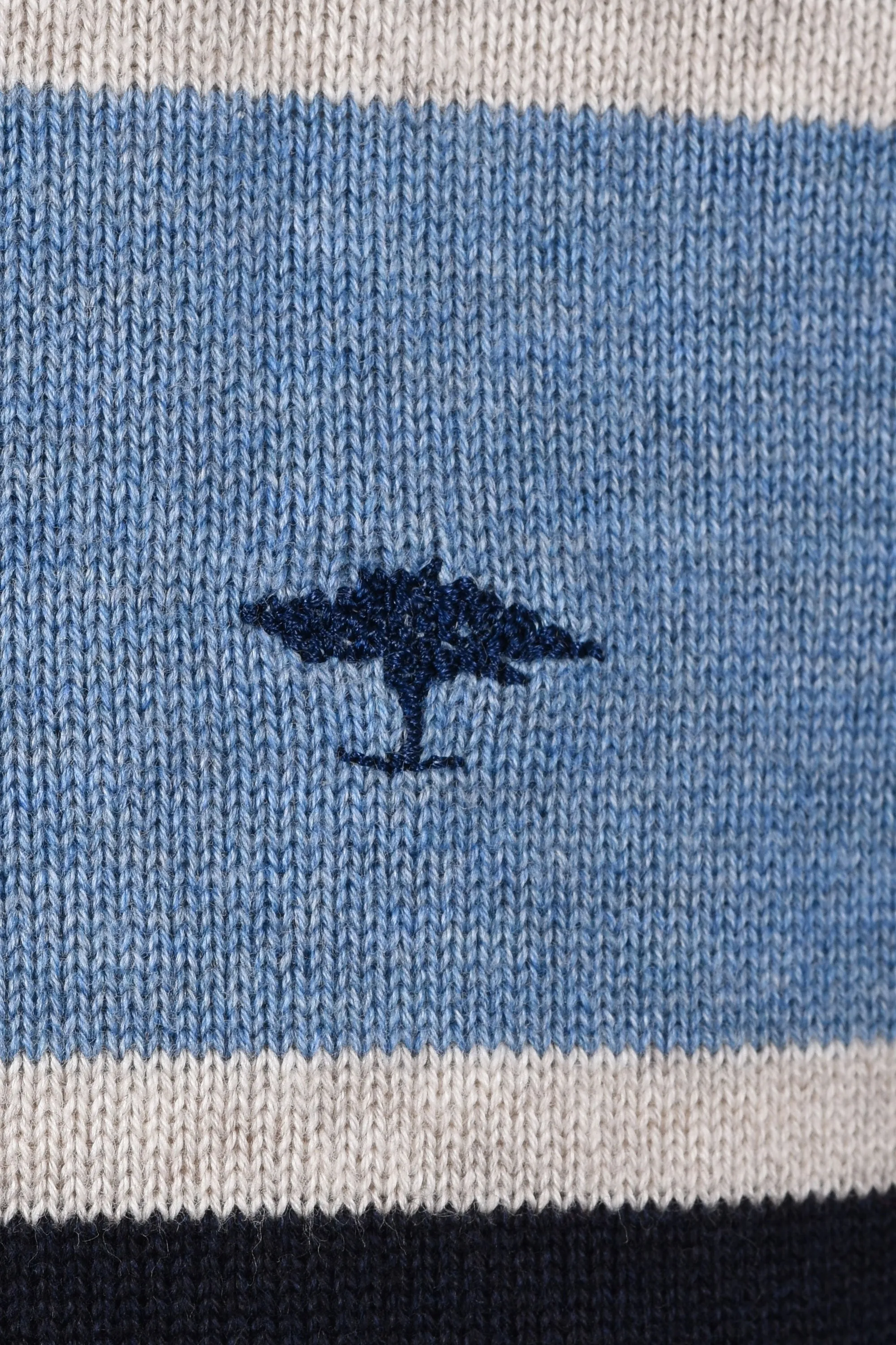 Fynch-hatton Crew Neck Knitwear Cloud Blue