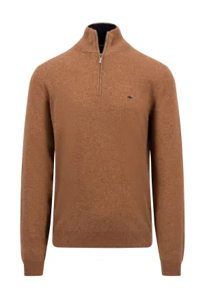 Fynch-Hatton Troyer Half Zip Knitwear Hazel