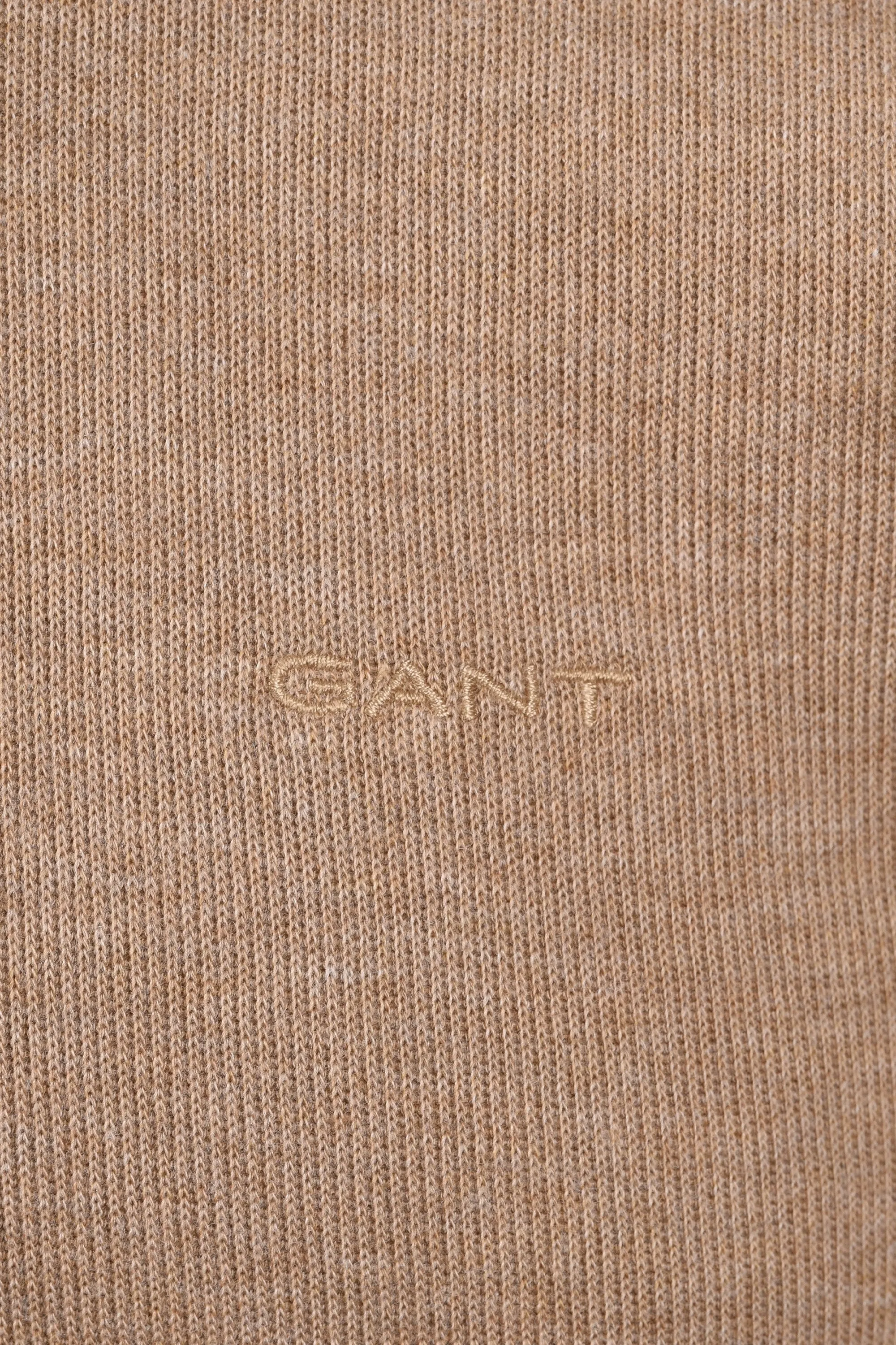 Gant D1.sacker Rib Half Zip Khaki Mel