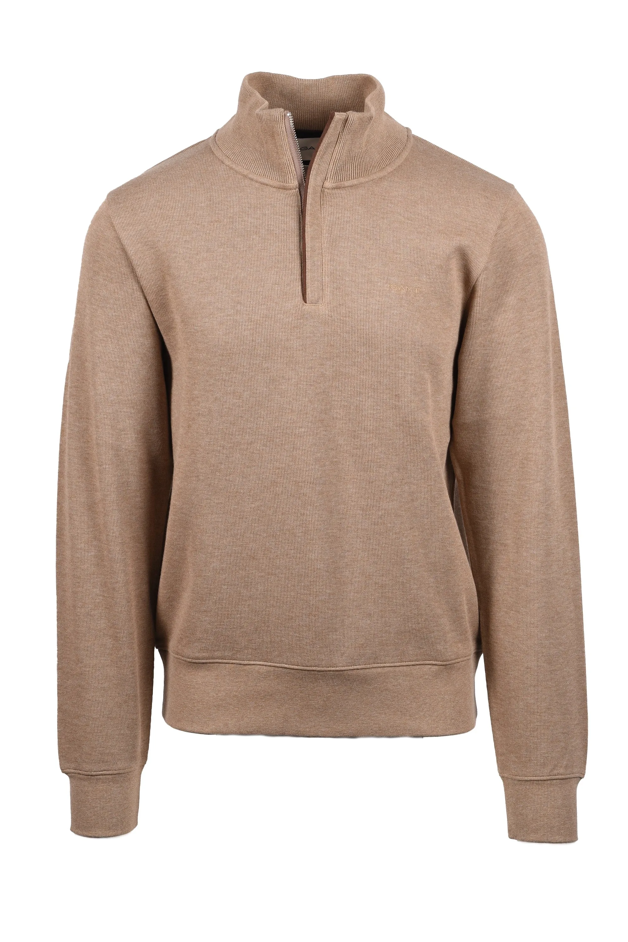 Gant D1.sacker Rib Half Zip Khaki Mel