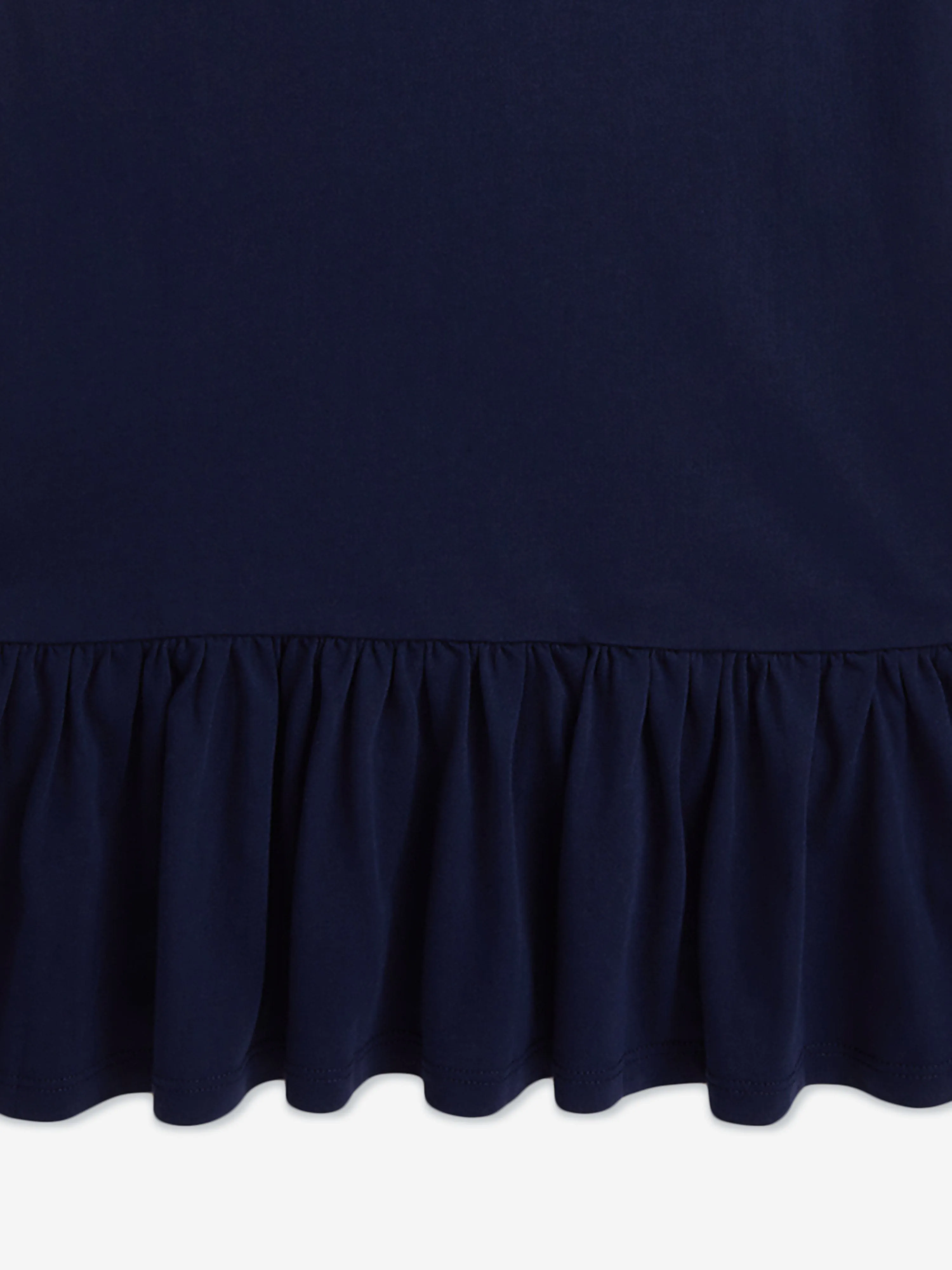 Girls Sparkler Polo Bear Jersey Dress in Navy