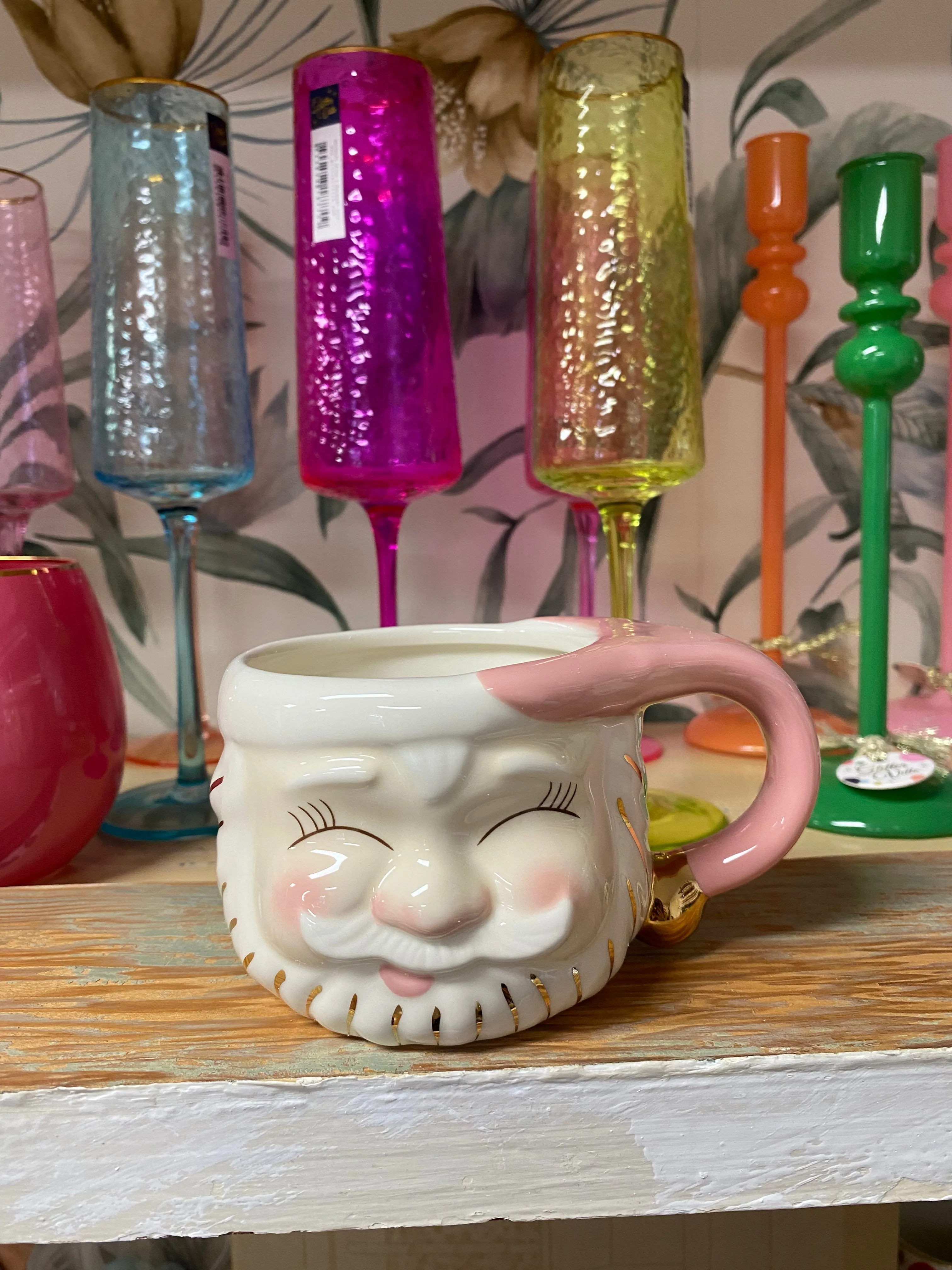 Glitterville Papa Noel Mug