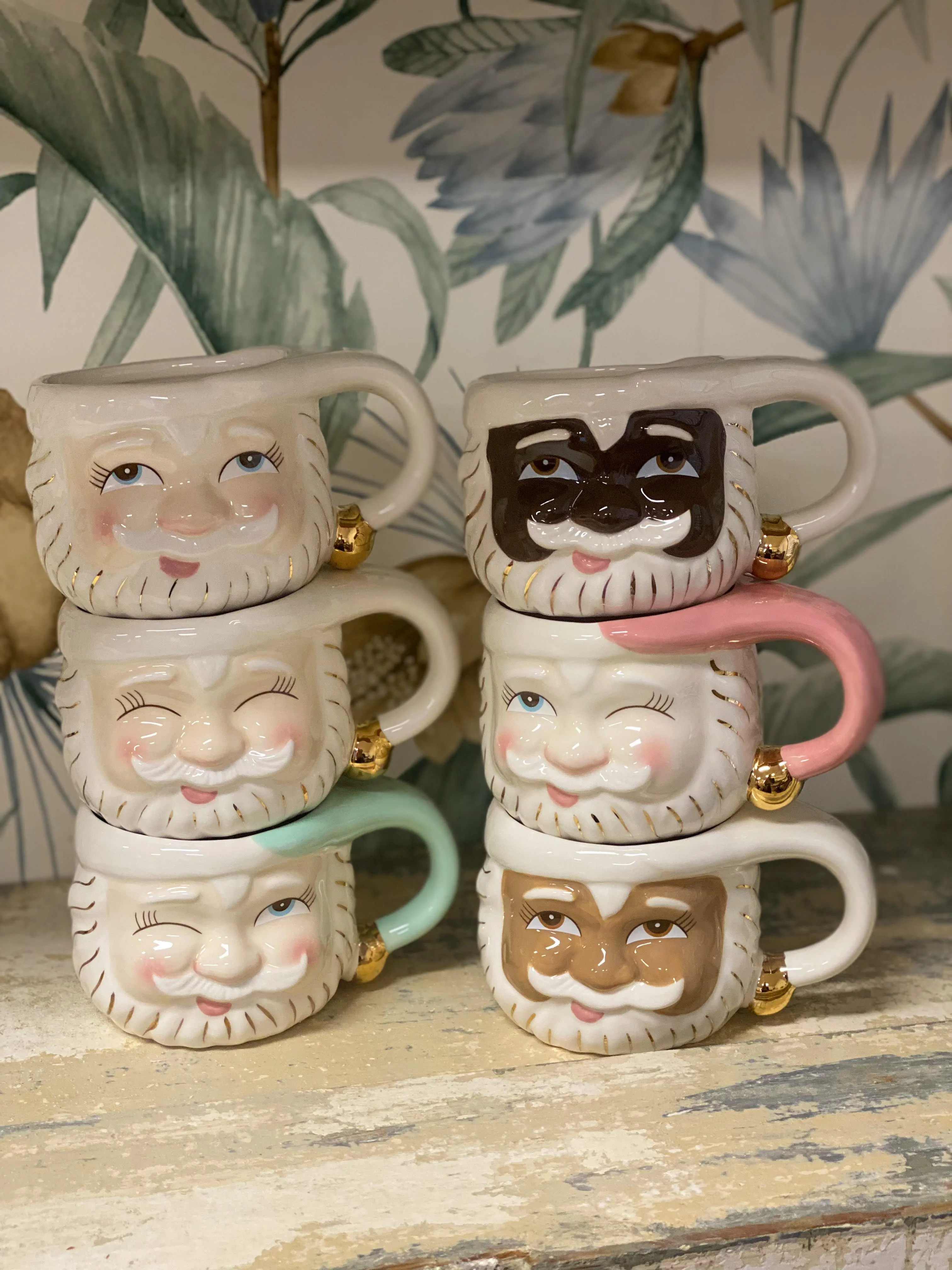 Glitterville Papa Noel Mug