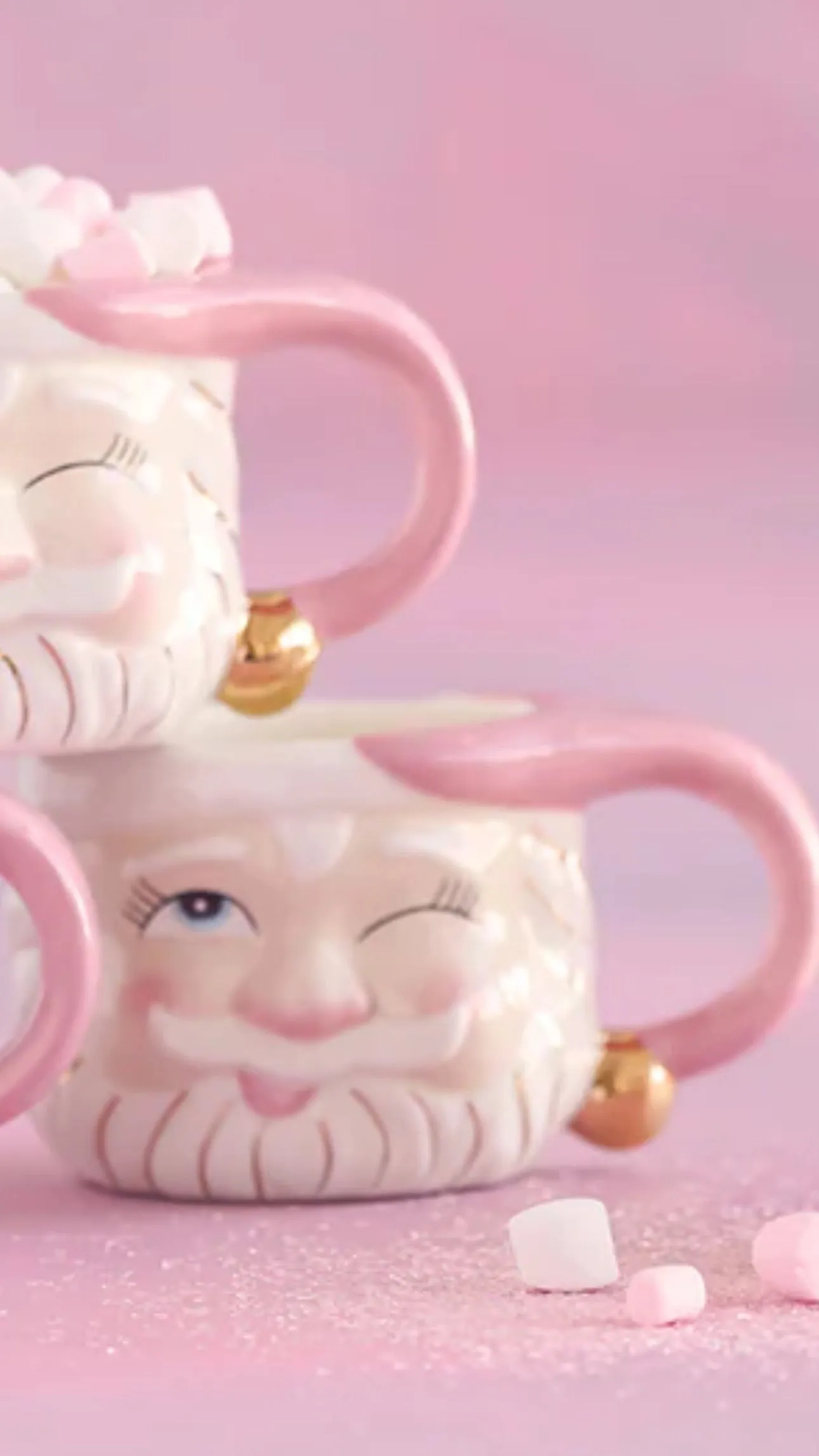 Glitterville Papa Noel Mug
