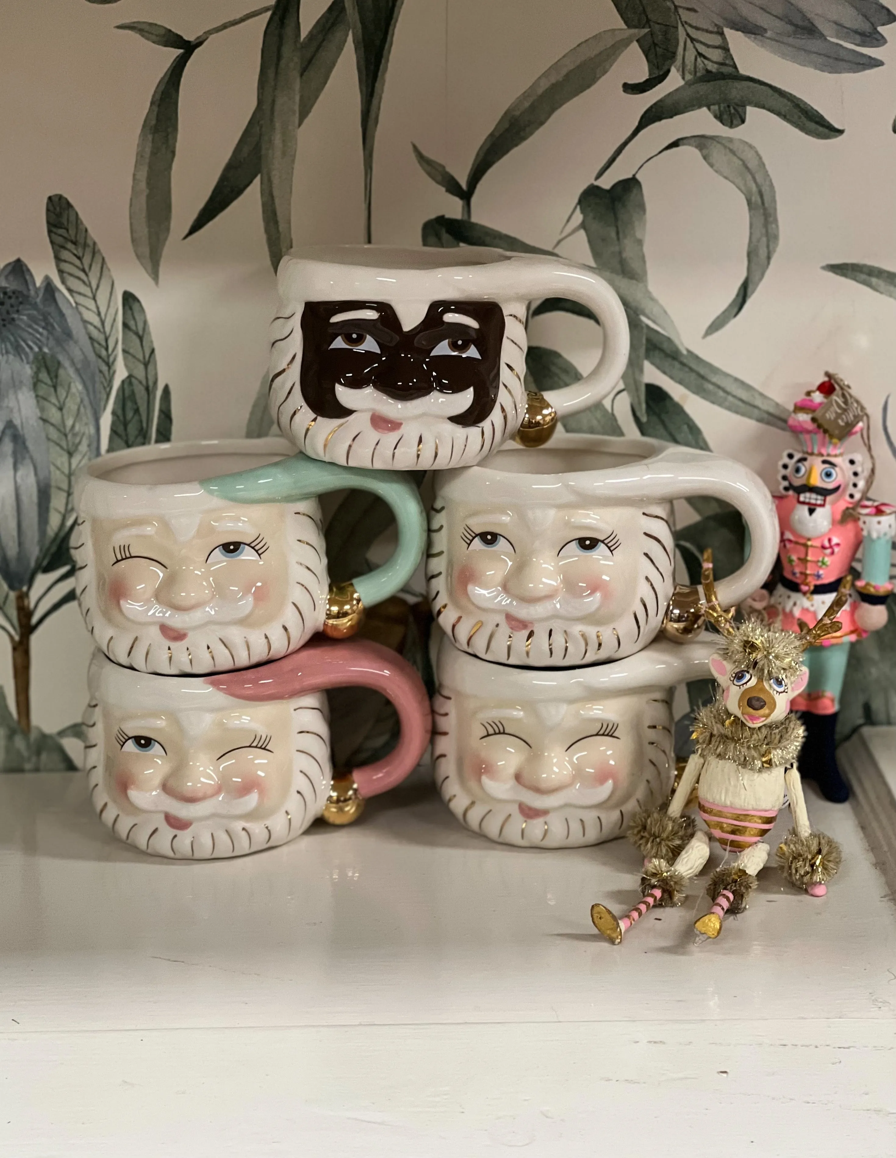 Glitterville Papa Noel Mug