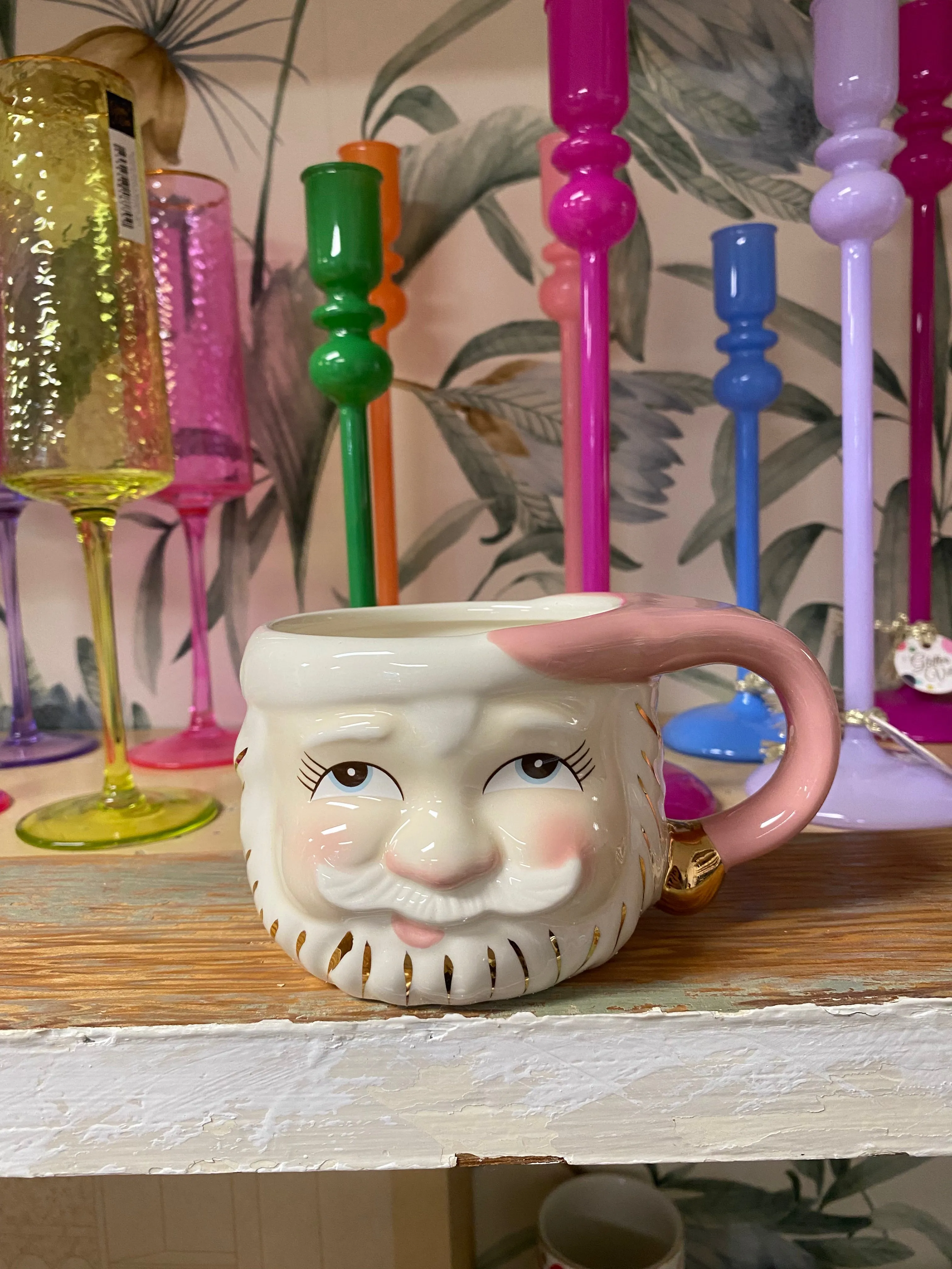 Glitterville Papa Noel Mug