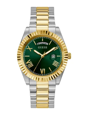 Gold Green Connoisseur Watch Guess