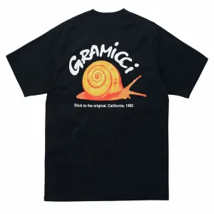 Gramicci Snail Tee Vintage Black