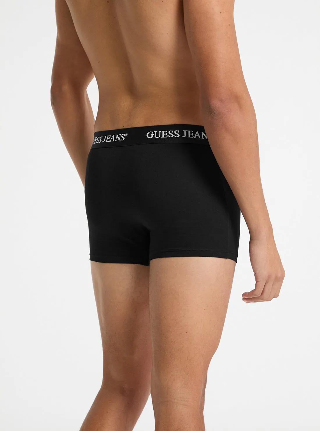 Guess Jeans Black & Grey 2 Pack Trunks Guess