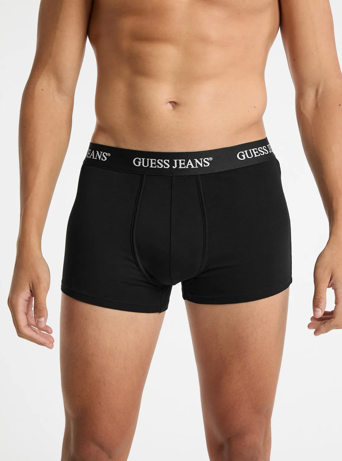 Guess Jeans Black & Grey 2 Pack Trunks Guess