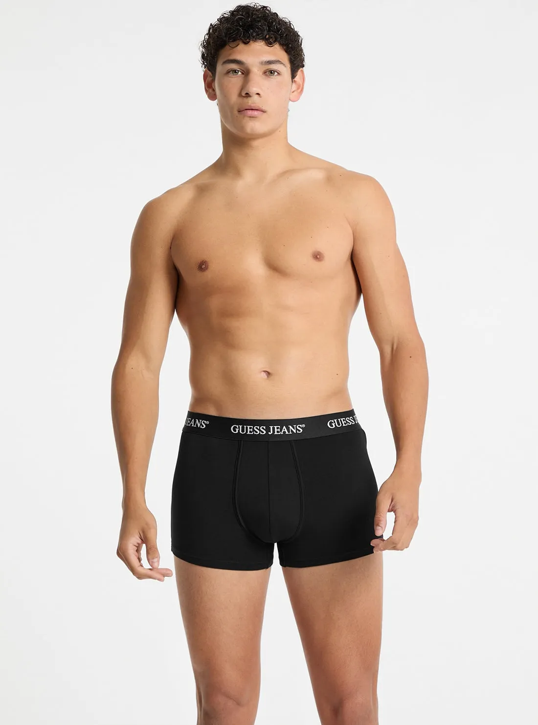 Guess Jeans Black & Grey 2 Pack Trunks Guess