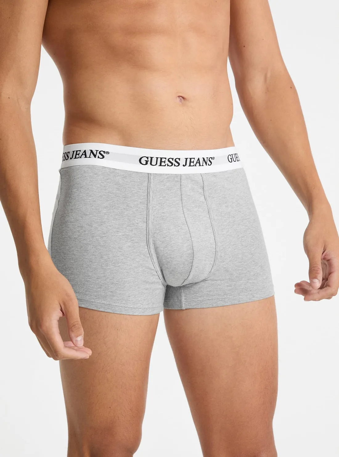 Guess Jeans Black & Grey 2 Pack Trunks Guess