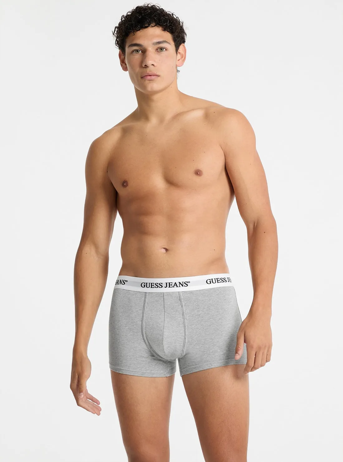 Guess Jeans Black & Grey 2 Pack Trunks Guess