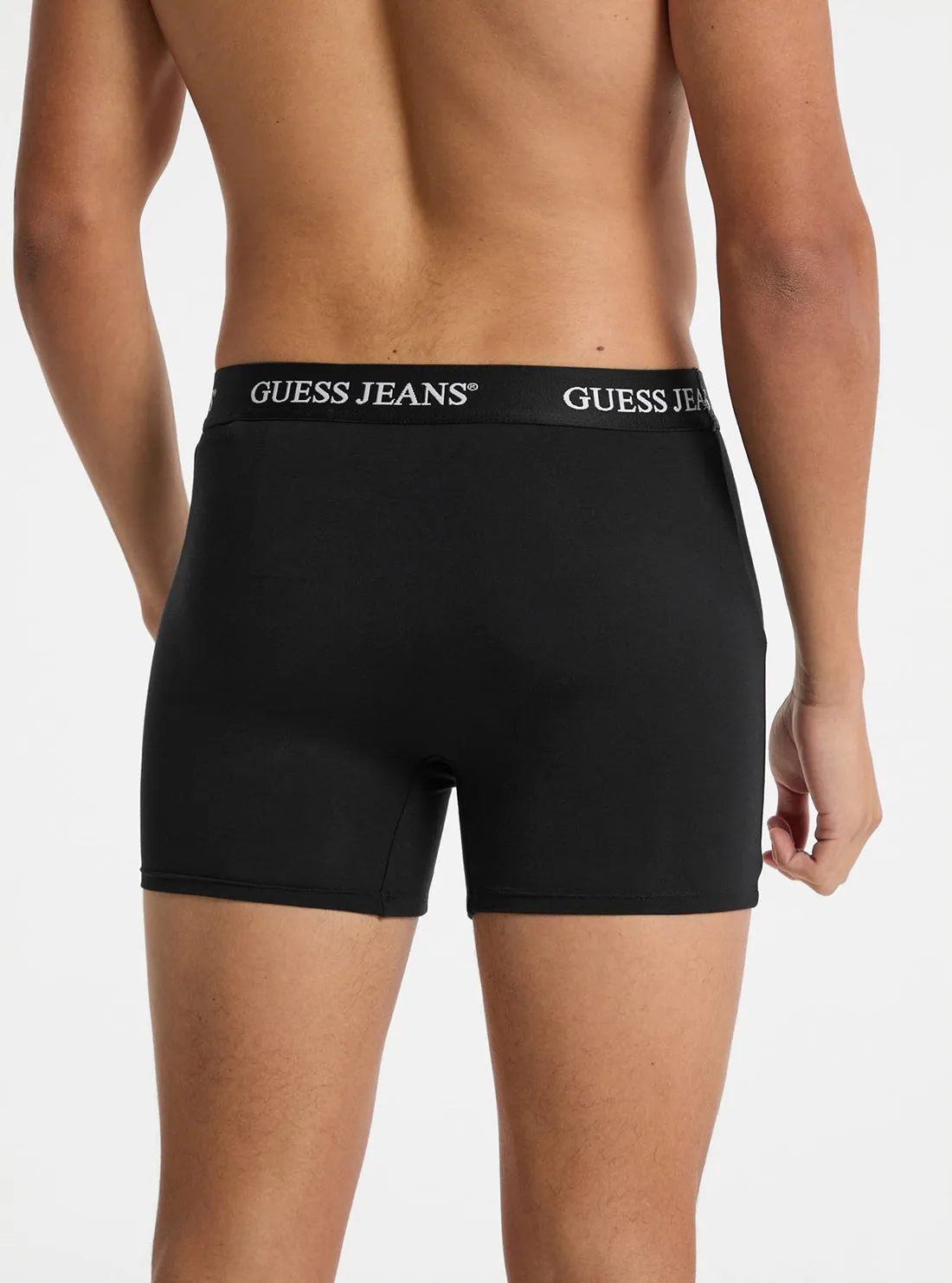 Guess Jeans Black & White 2 Pack Boxer Briefs Guess