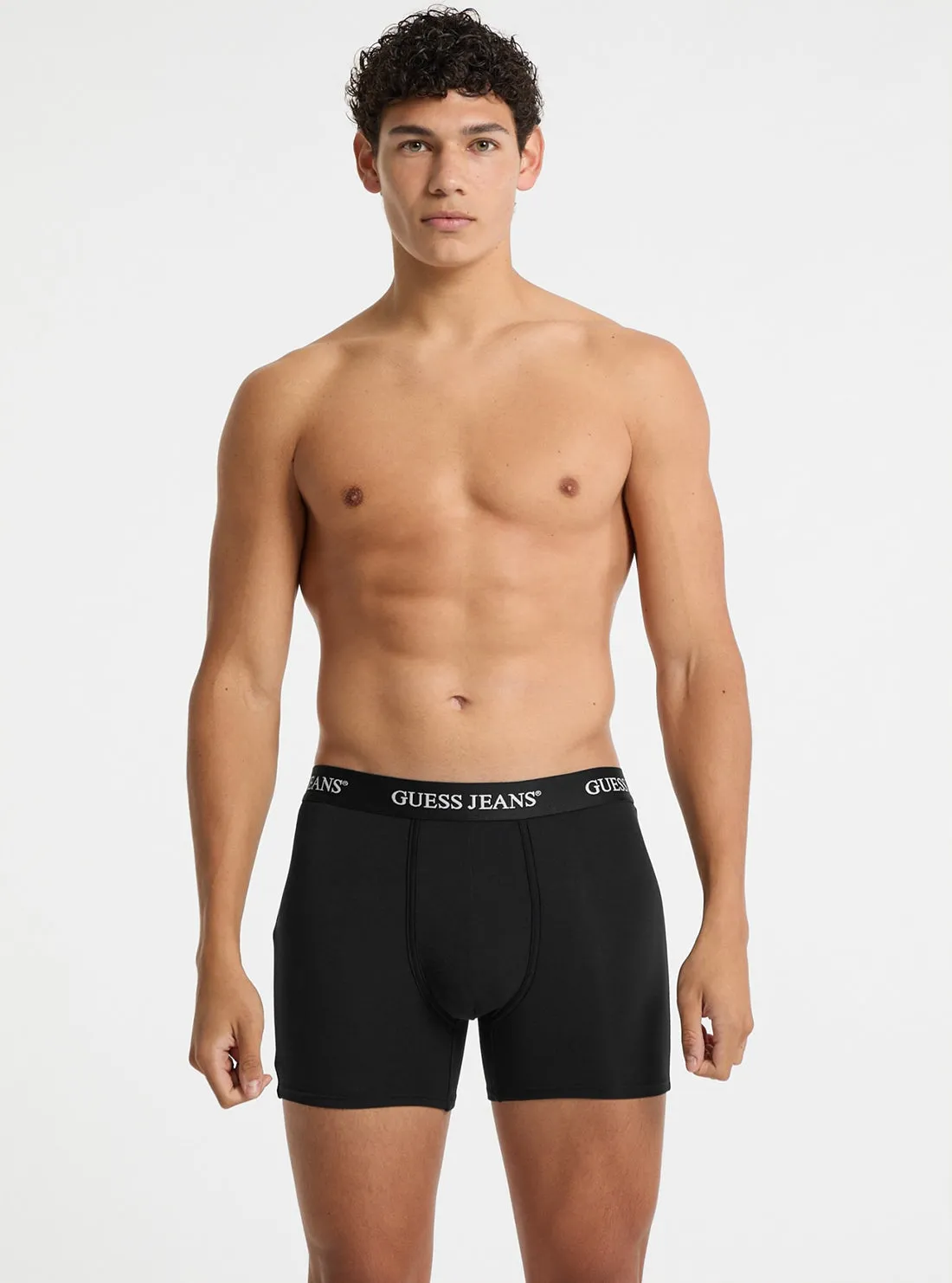 Guess Jeans Black & White 2 Pack Boxer Briefs Guess