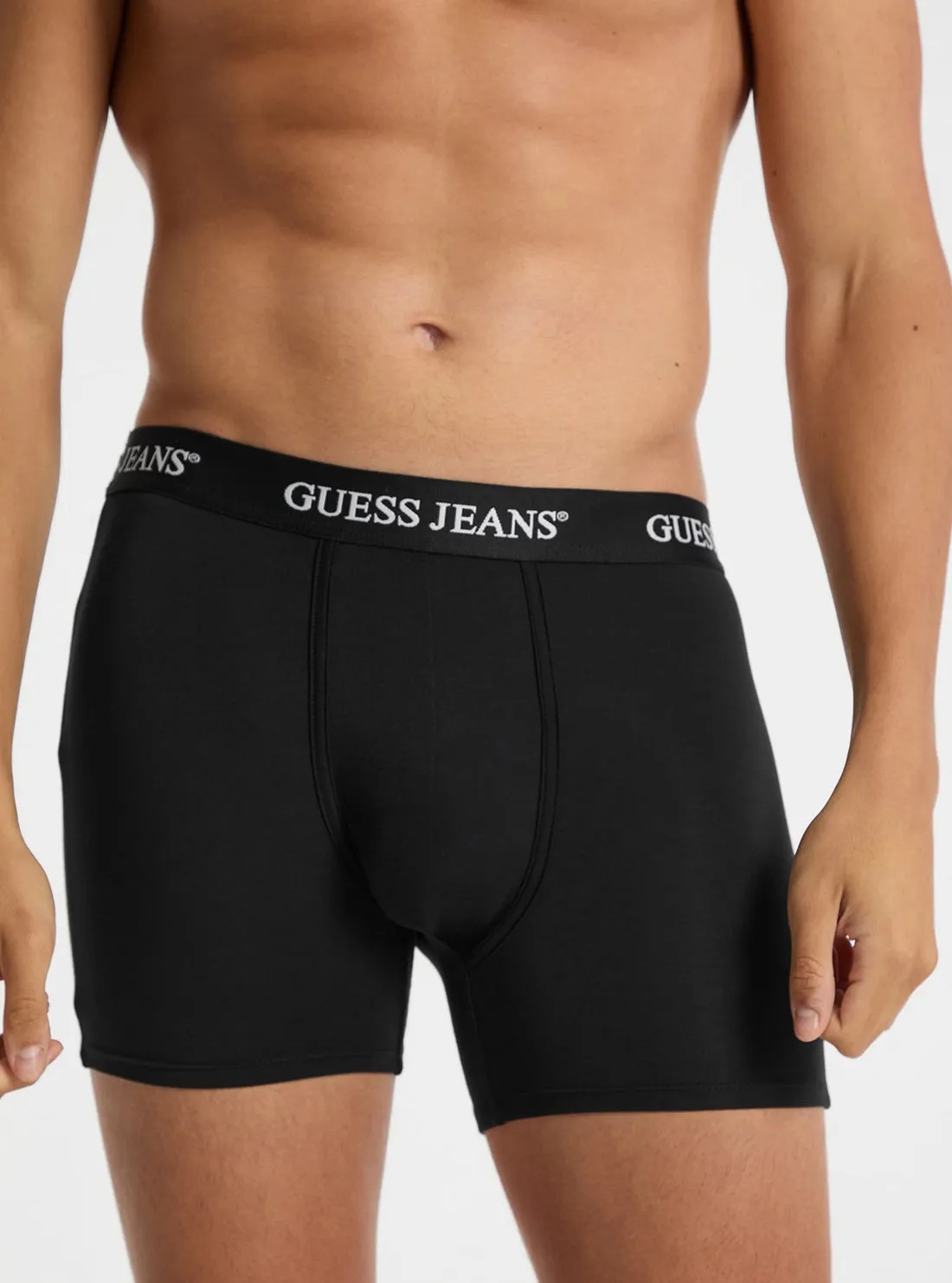 Guess Jeans Black & White 2 Pack Boxer Briefs Guess