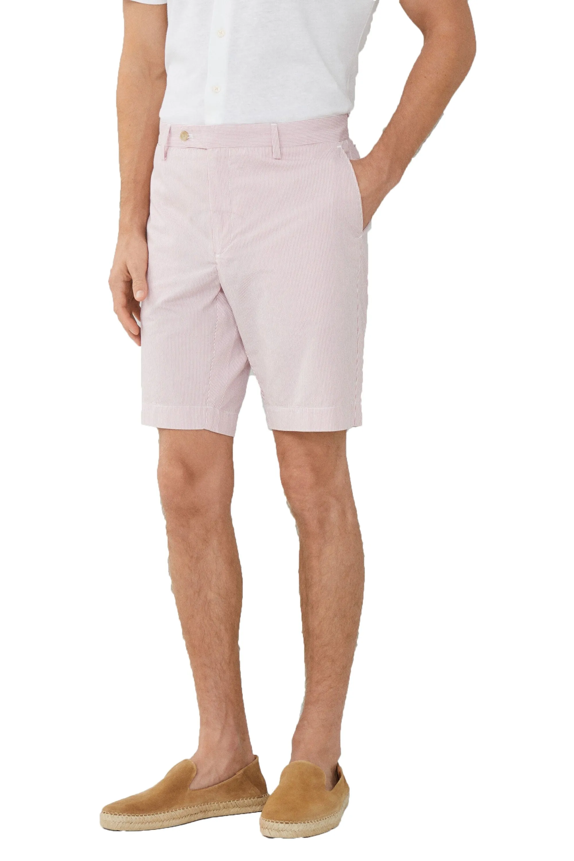 Hackett Stripe Short Pink