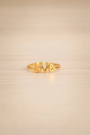 Harribey Gold | Adjustable Love Ring