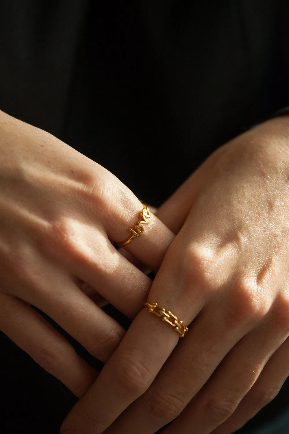 Harribey Gold | Adjustable Love Ring