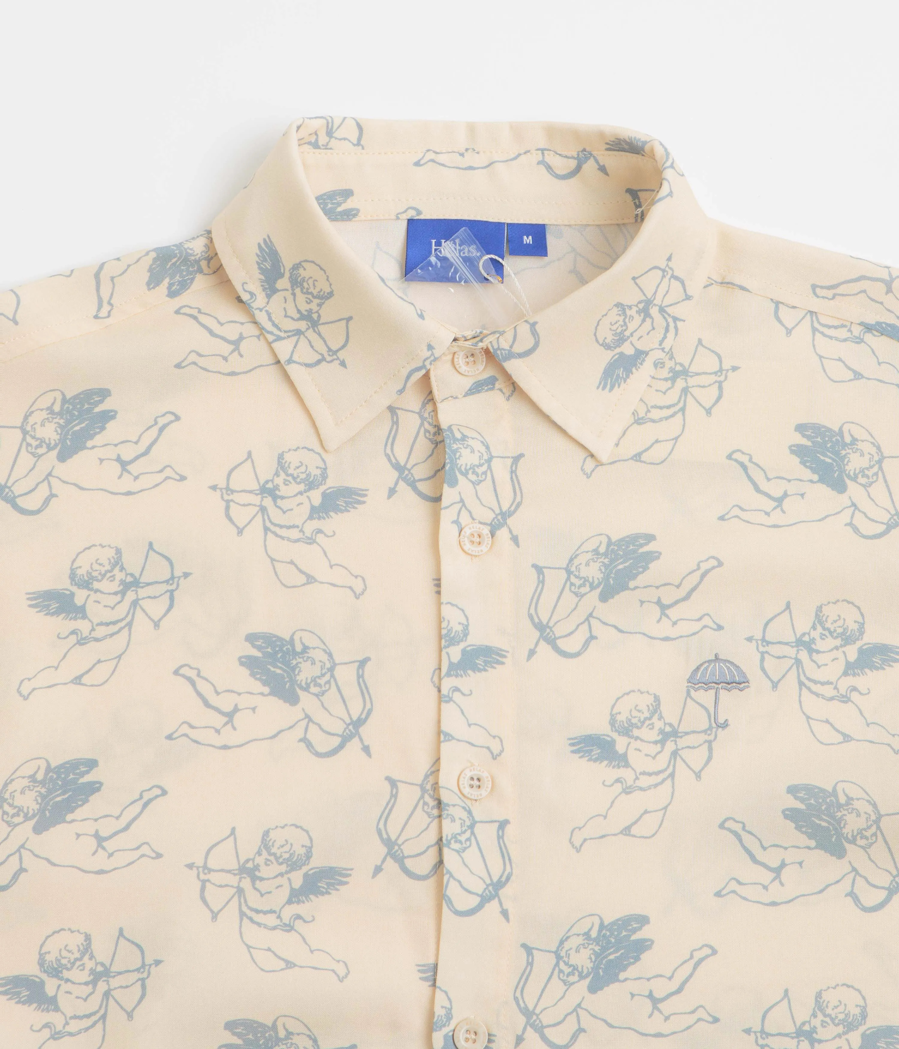 Helas Angels Short Sleeve Shirt - Beige