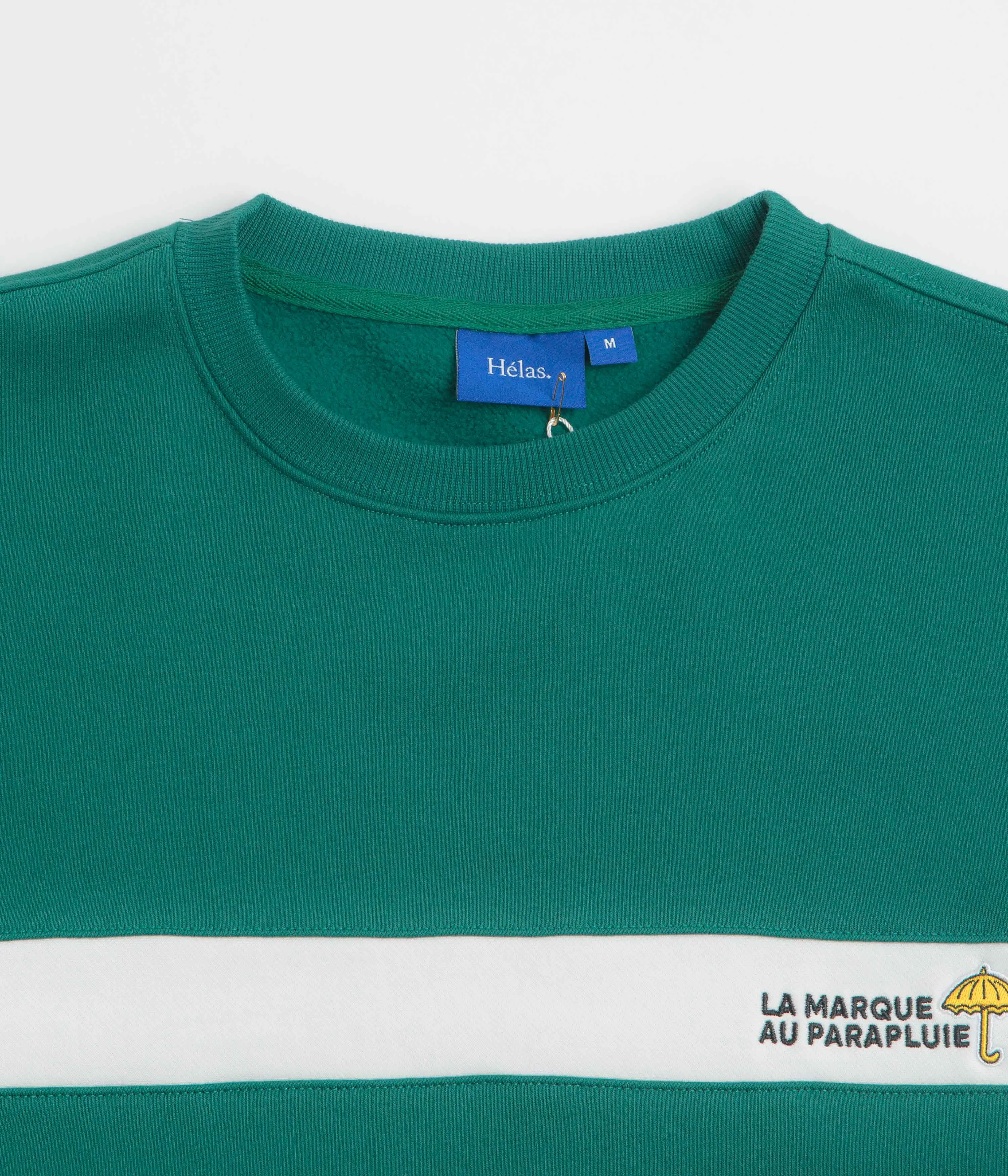 Helas Facile Crewneck Sweatshirt - Teal Green