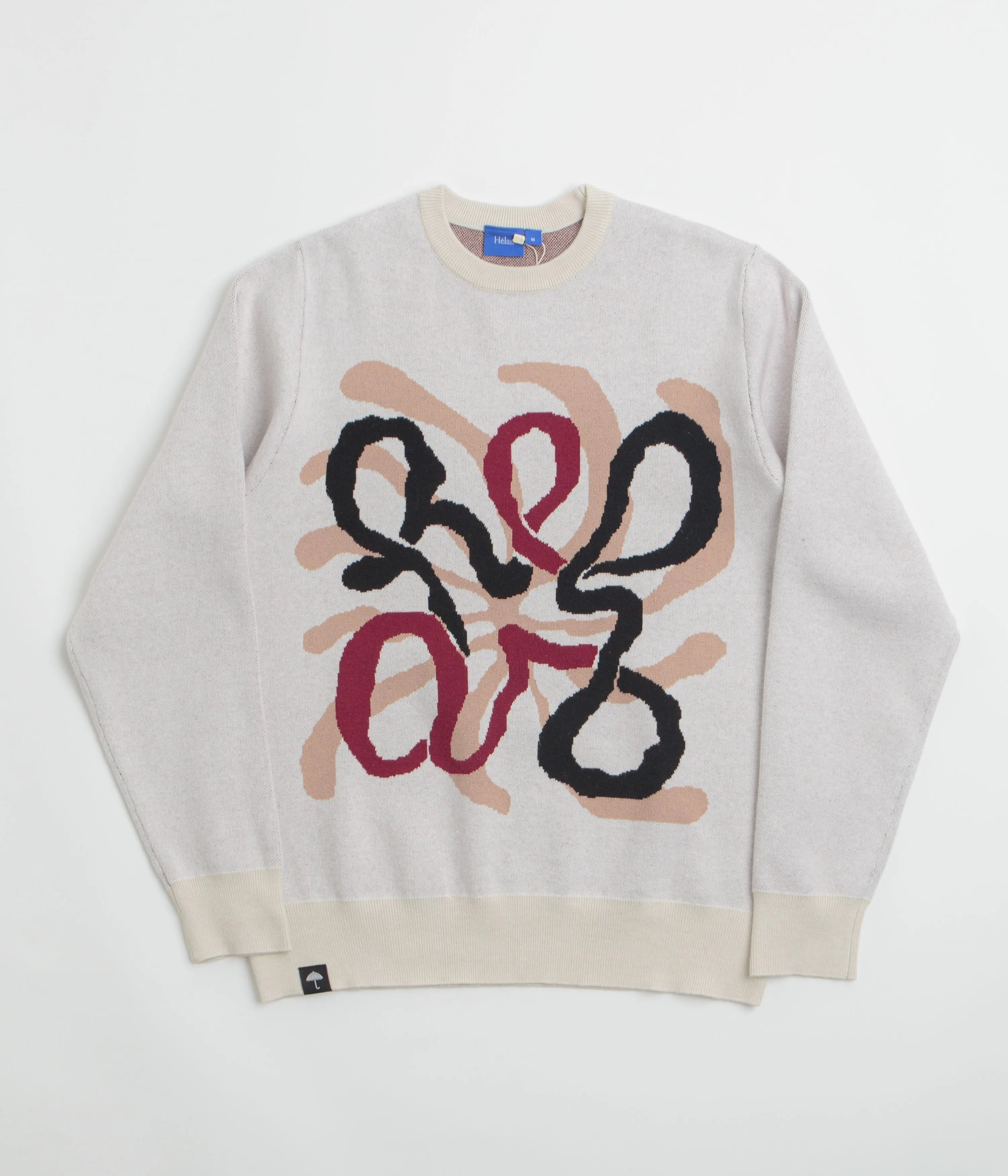 Helas Spirit Knit Crewneck Sweatshirt - Off White
