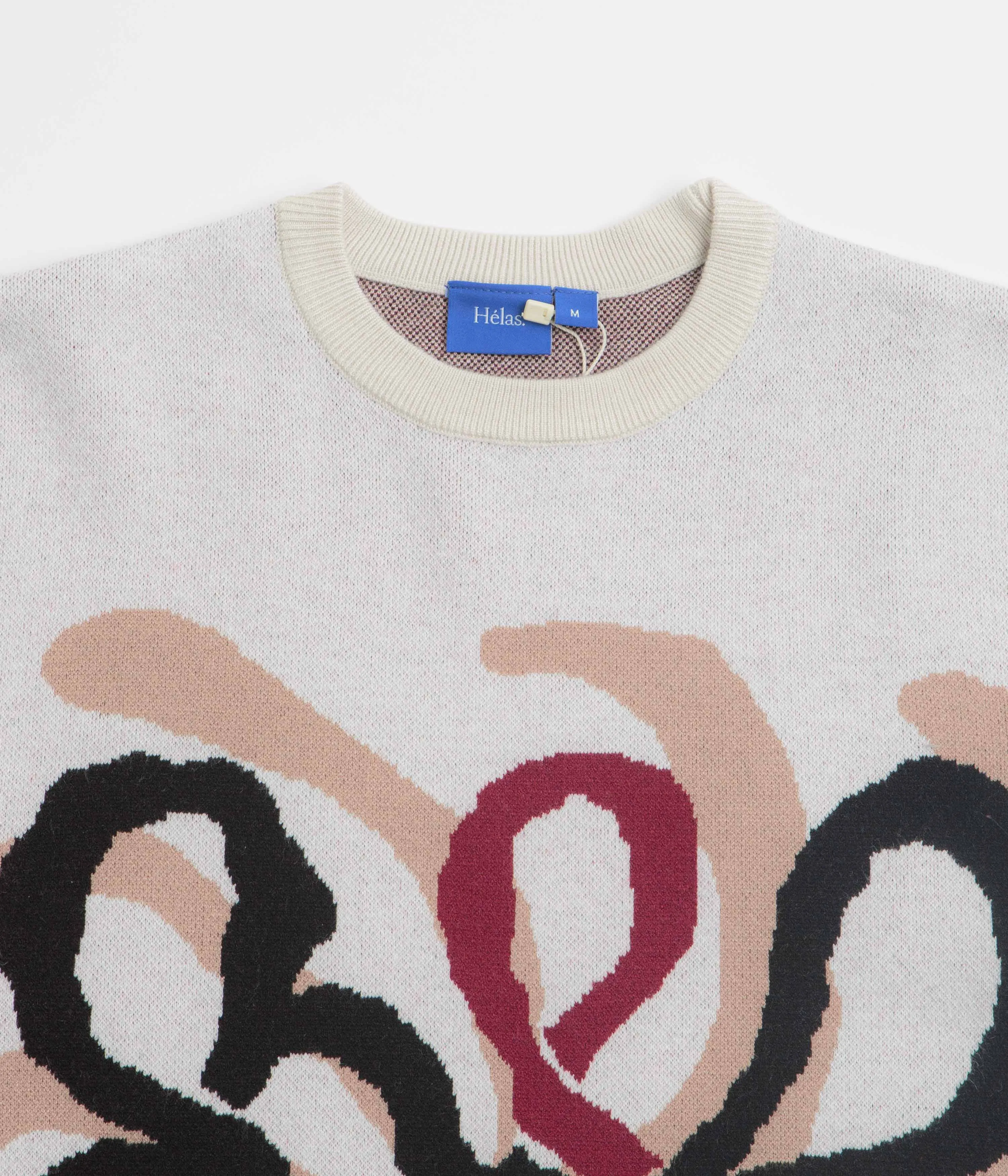 Helas Spirit Knit Crewneck Sweatshirt - Off White