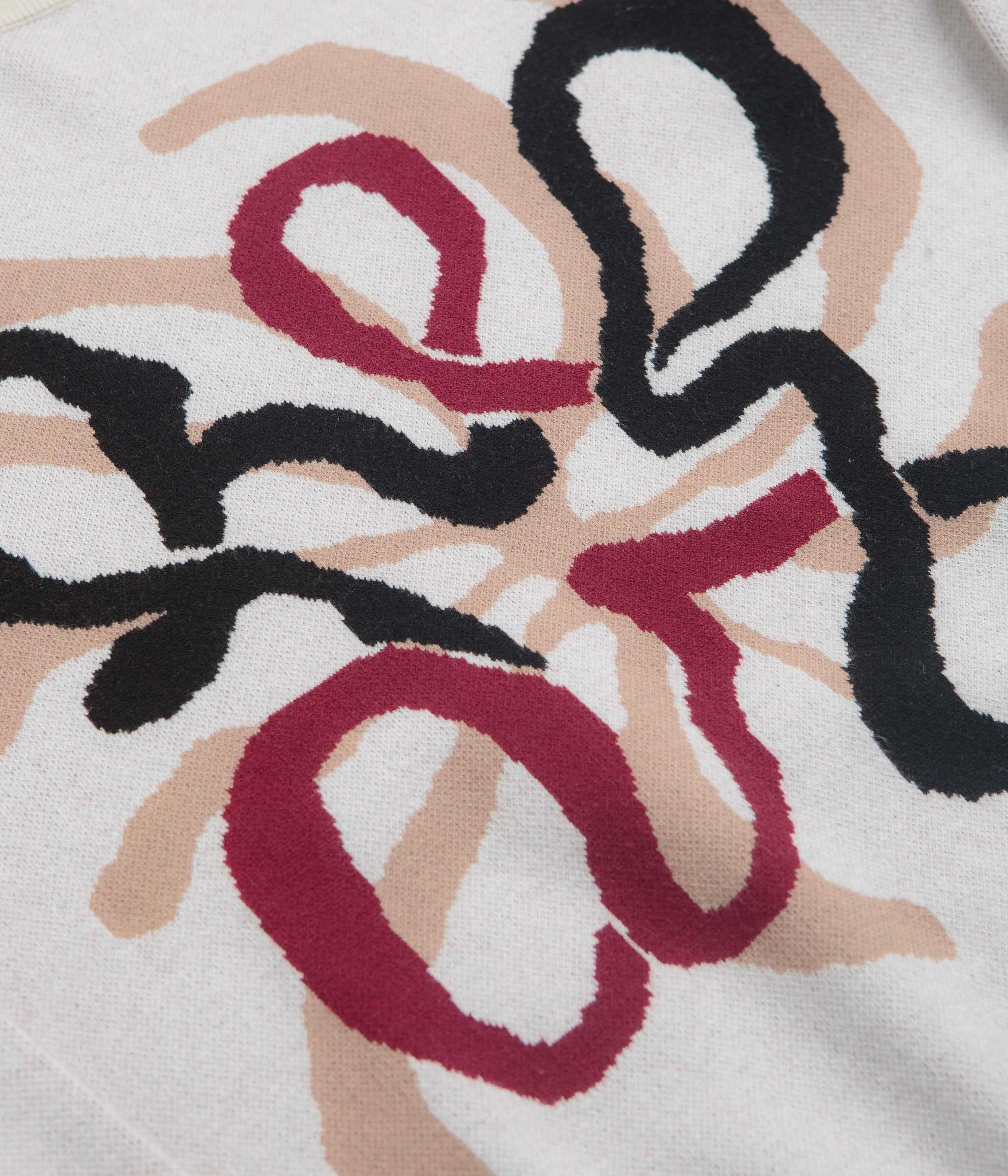 Helas Spirit Knit Crewneck Sweatshirt - Off White