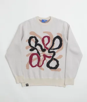 Helas Spirit Knit Crewneck Sweatshirt - Off White
