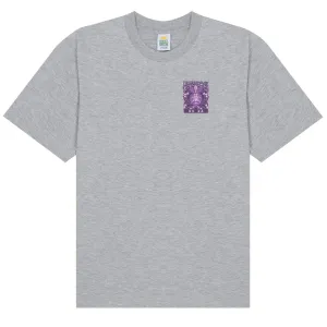 Hikerdelic Green Man SS T-Shirt - Grey Marl